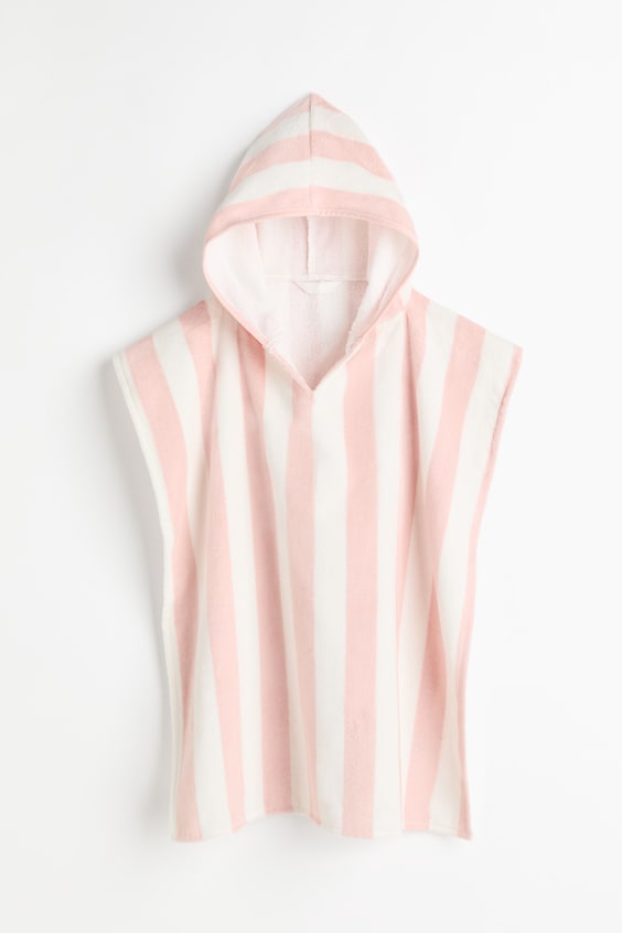 H&M Striped Cotton Hooded Towel