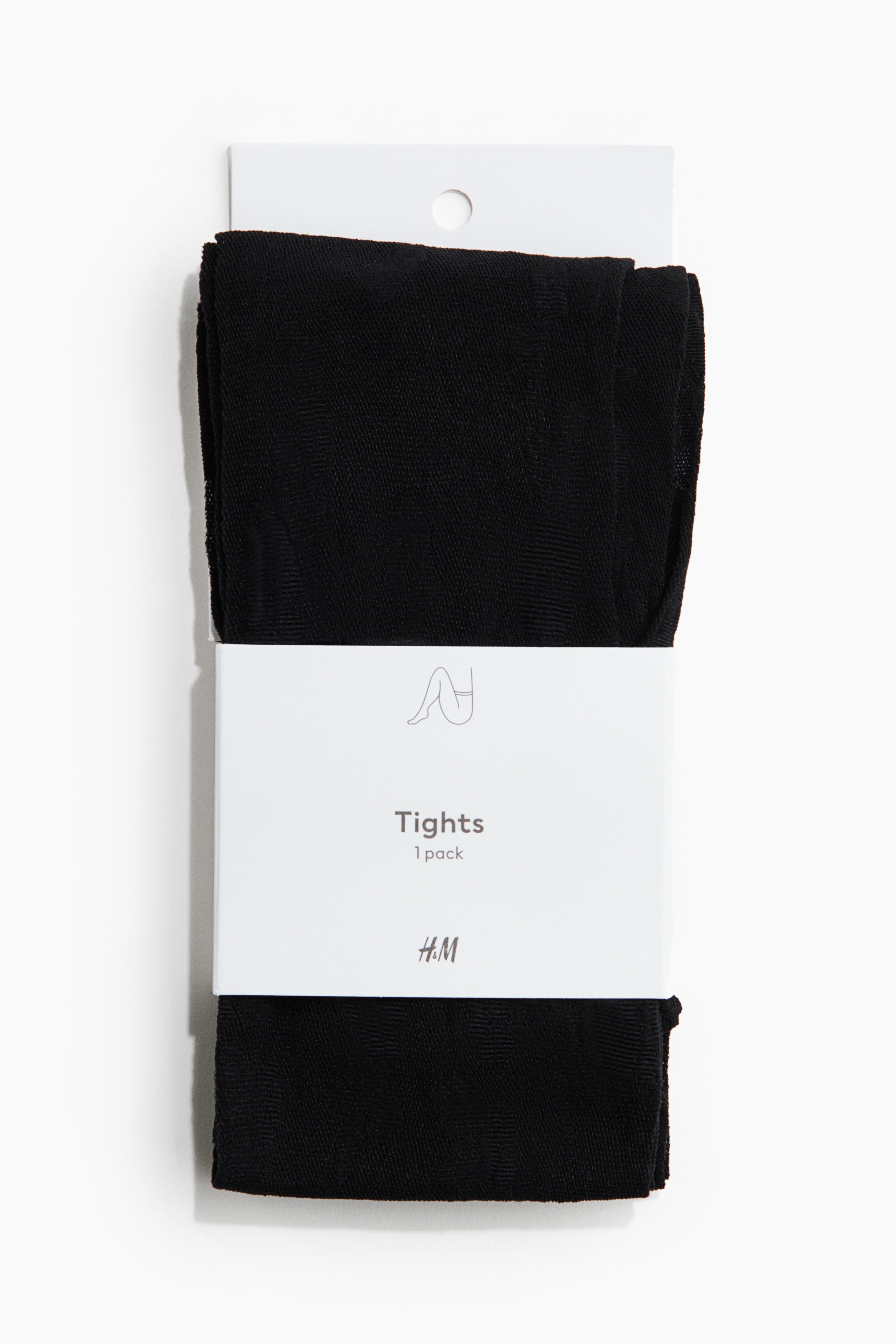 Lace tights - Musta/Kukikas/Tummanruskea/Kukkakuvio