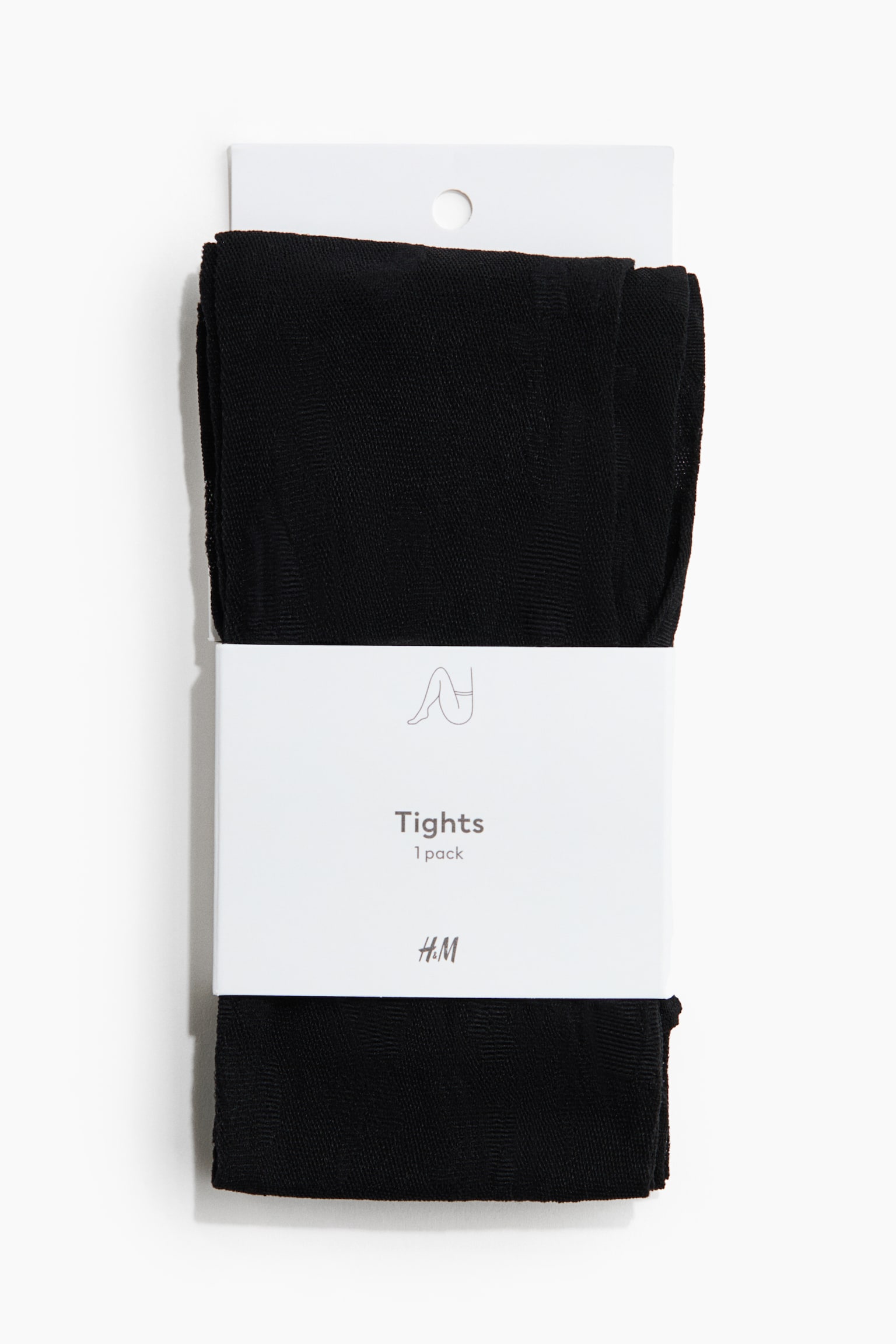 Lace tights - Black/Floral/Dark brown/Floral - 1