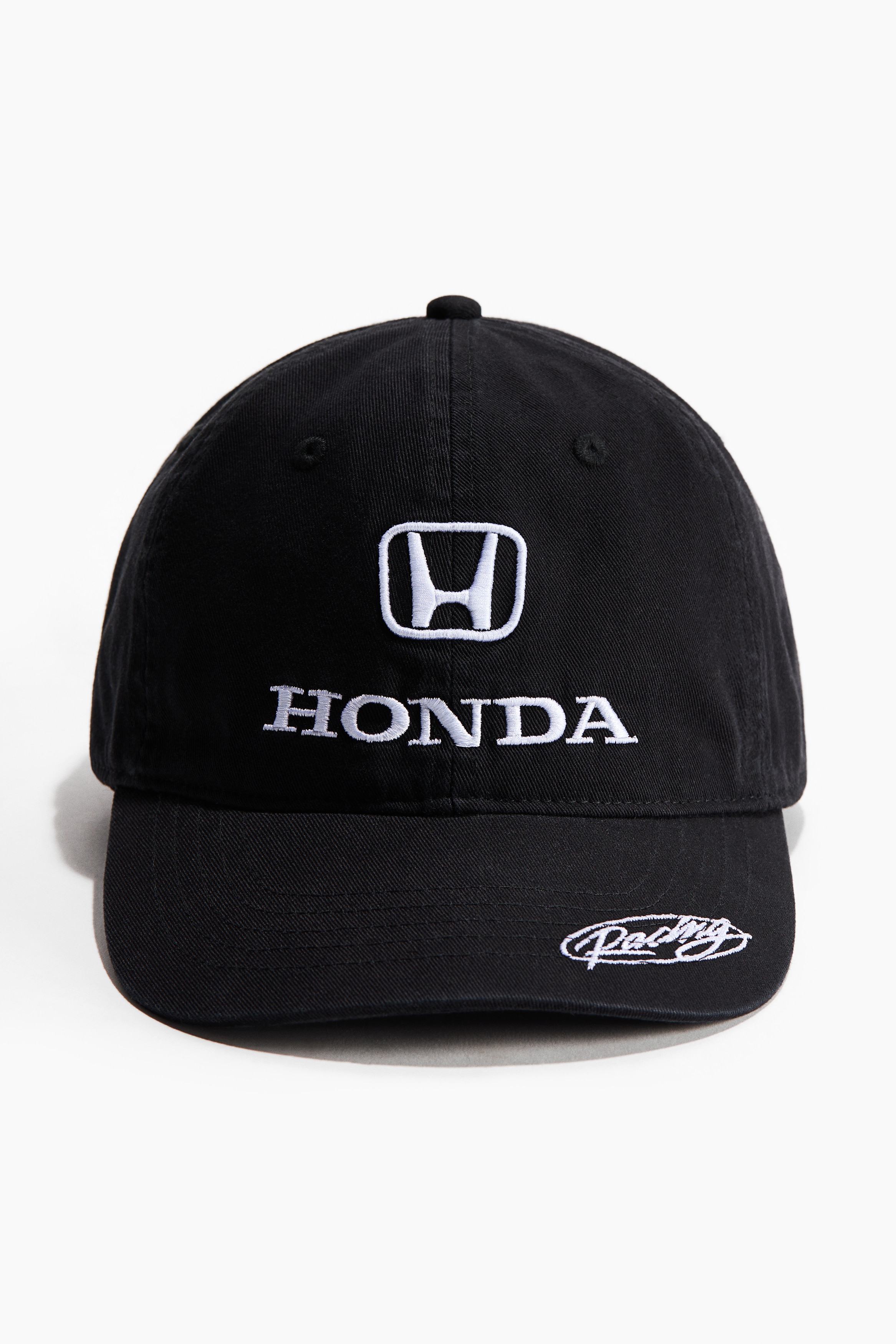 Pet van katoenen twill met motief - Zwart/Honda/Donkerblauw/Michigan