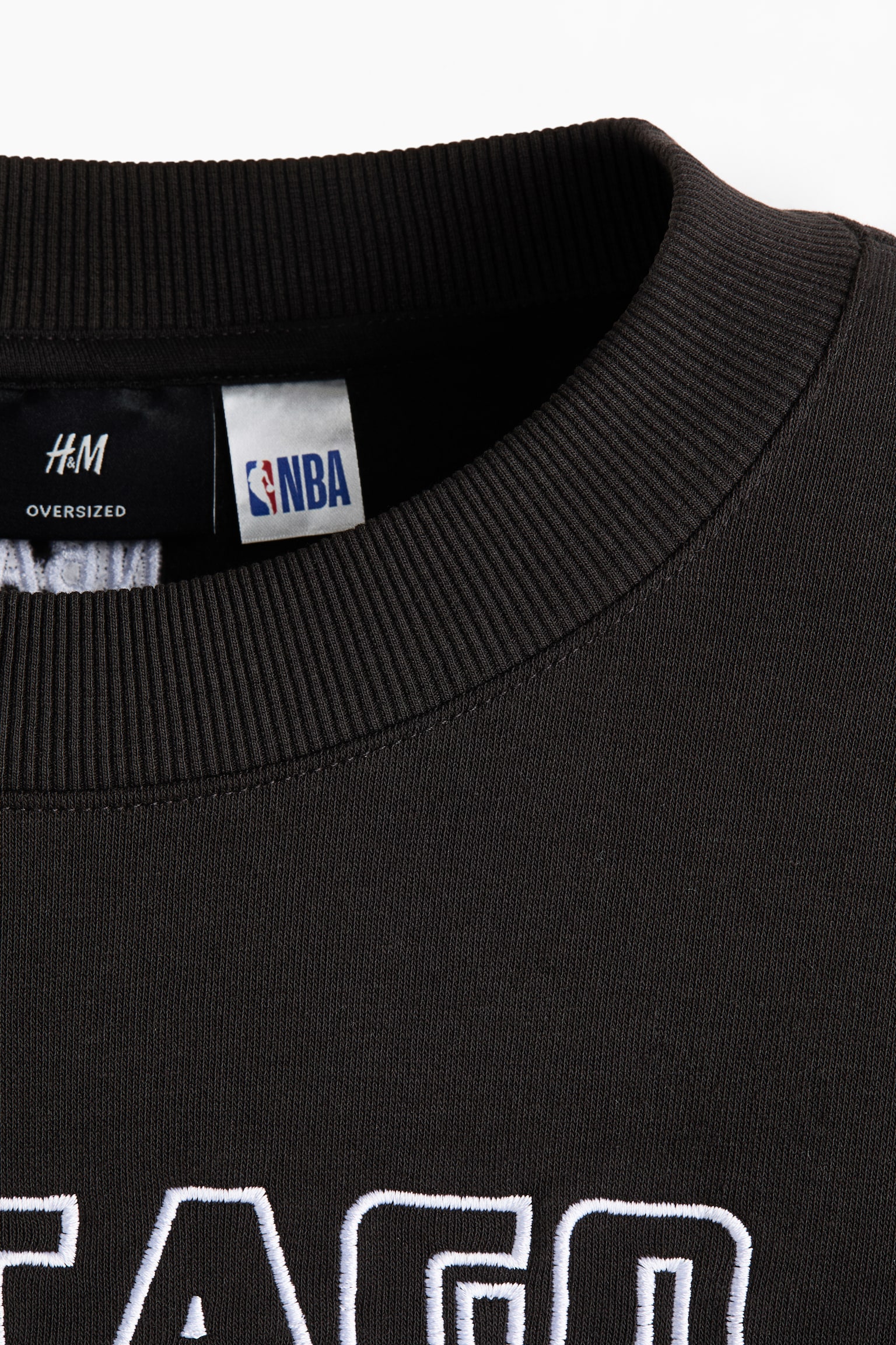 Sweat imprimé Oversized Fit - Noir/NBA/Bleu marine/NBA/Gris clair chiné/NBA/Vert/Keith Haring/Violet foncé/Snoopy - 3