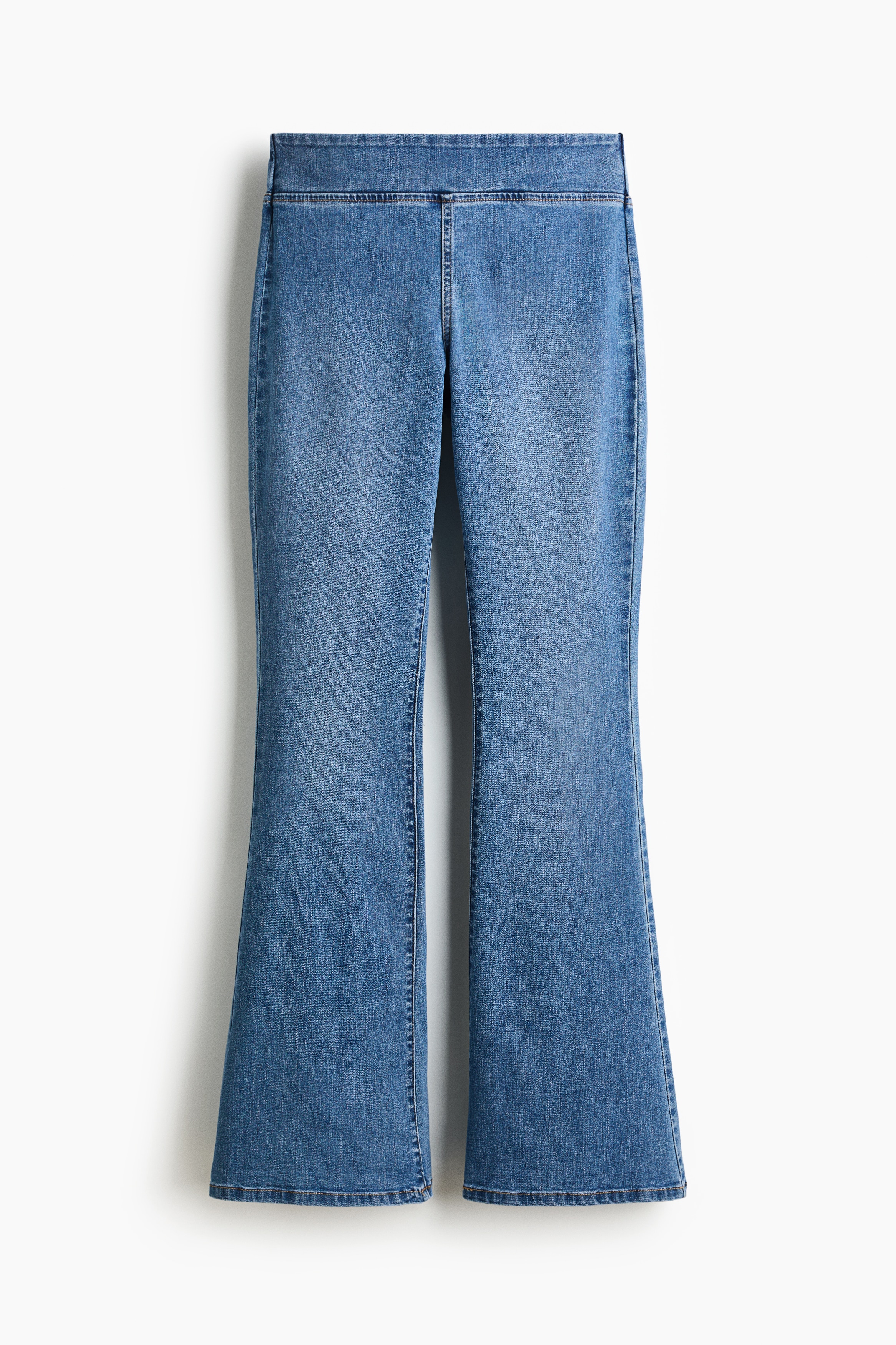 High Flared Jeggings - Denim blue/Dark denim blue/Navy denim blue