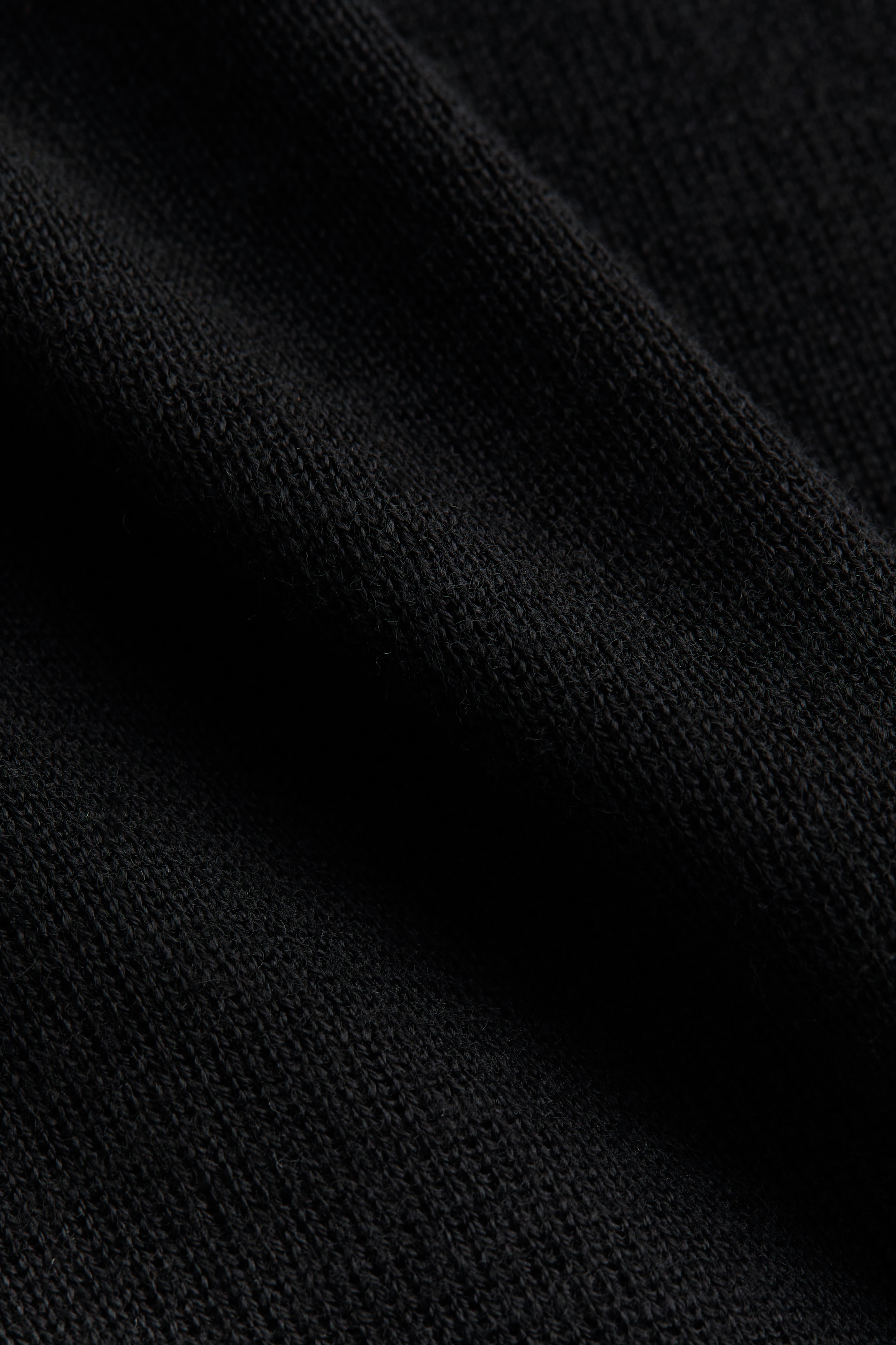 Fine-Knit Mock Turtleneck Top