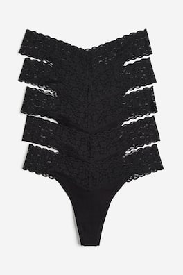 5-pack trosa thong i spets