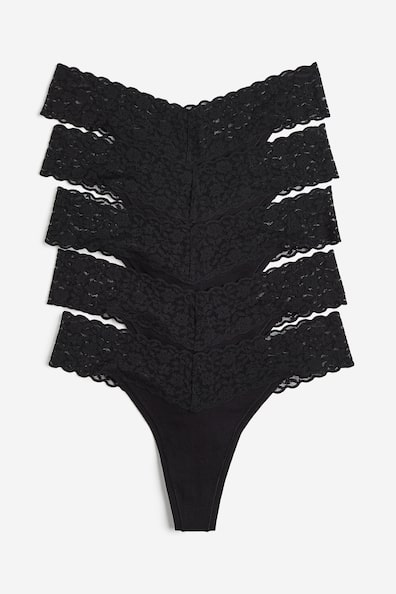 Thongショーツ 5枚セット レース