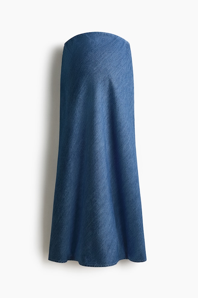 MAMA Satin Slip Skirt - Denim blue/Beige/leopard print/Black/polka dot/Beige/zebra print/Light beige/Black - 1