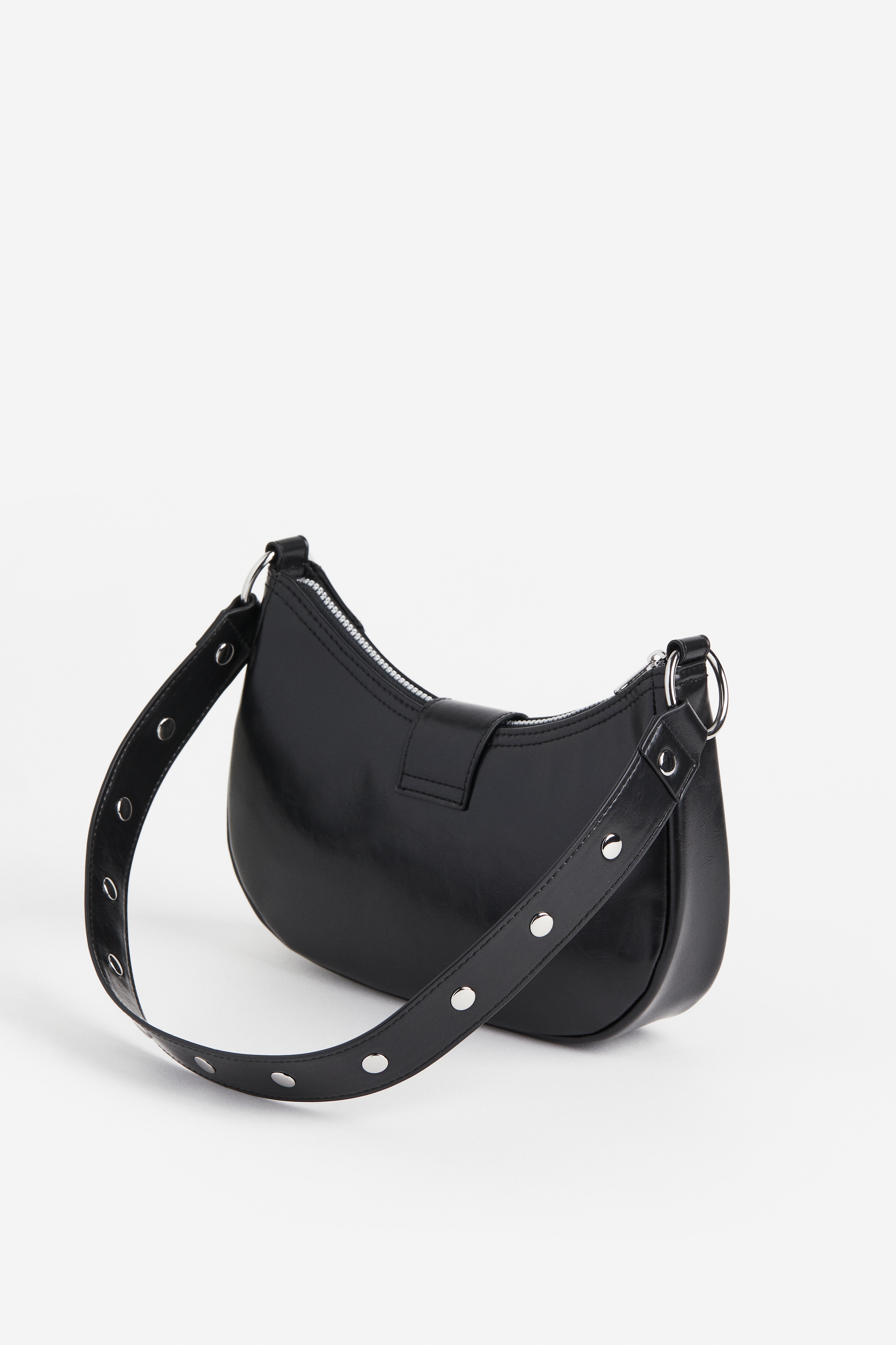 Coated shoulder bag - Black - Ladies | H&M GB