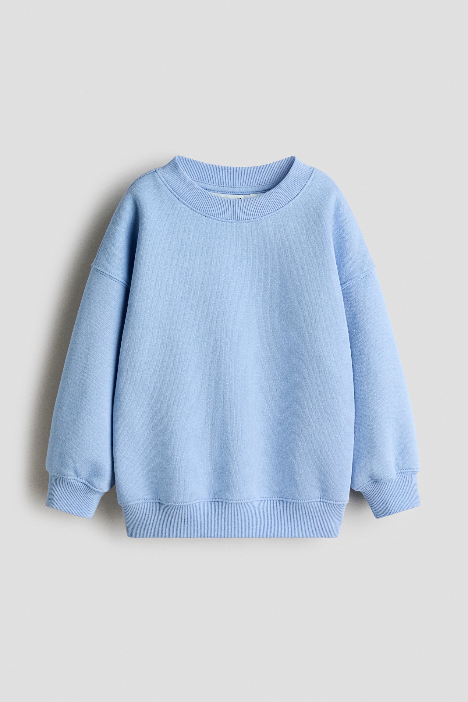 Oversized brushed-inside sweatshirt - Light blue/Green/Dark green/Navy blue/Dark grey/Light turquoise/Dark green/White/Dusty blue/Dark blue/White striped/Black/Beige marl/Bright blue/Light grey marl