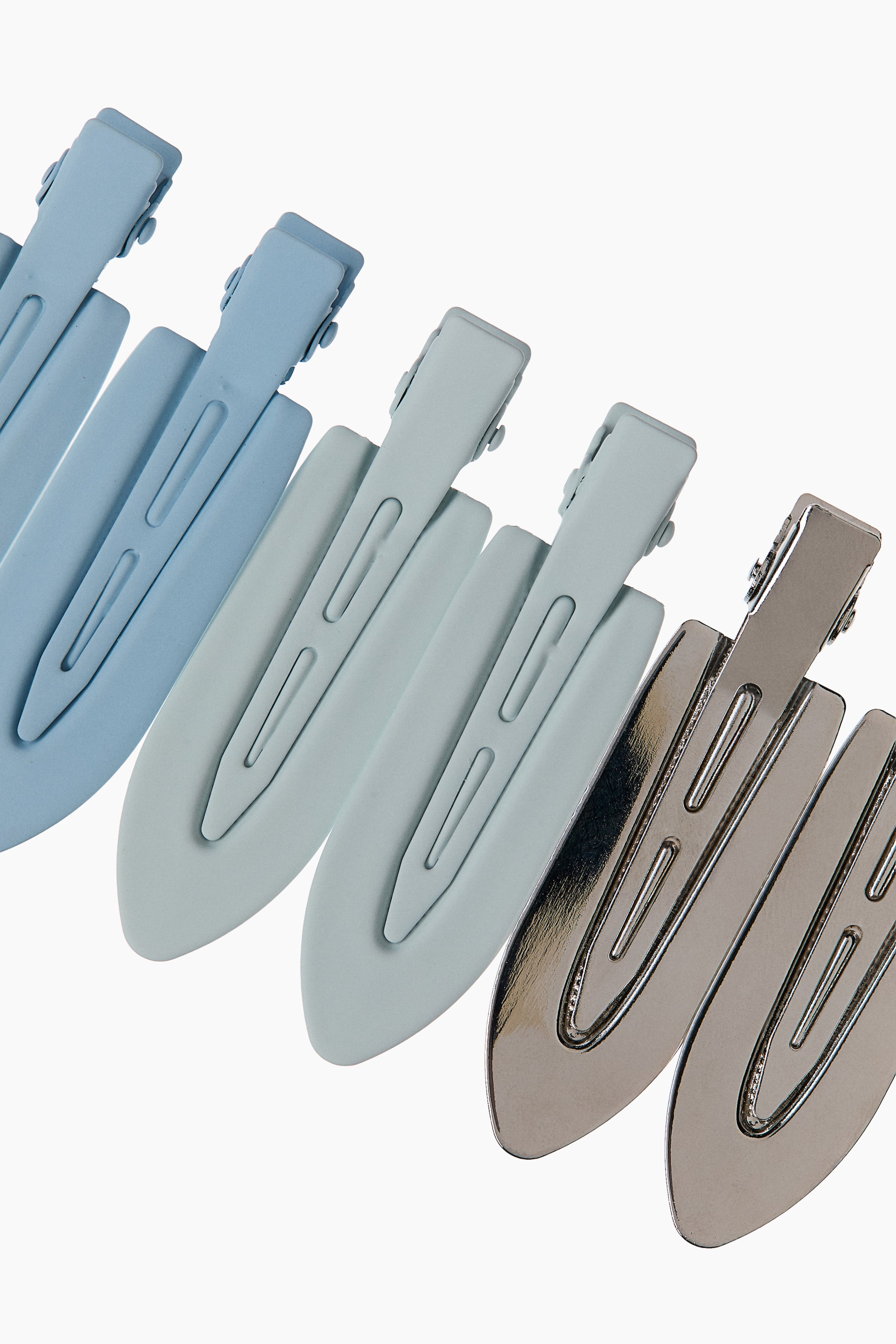 Nagyobb kép megtekintése: 6 db-os smink hajcsat szett - Hamvaskék/ezüstszínű - Beauty all | H&M HU 2