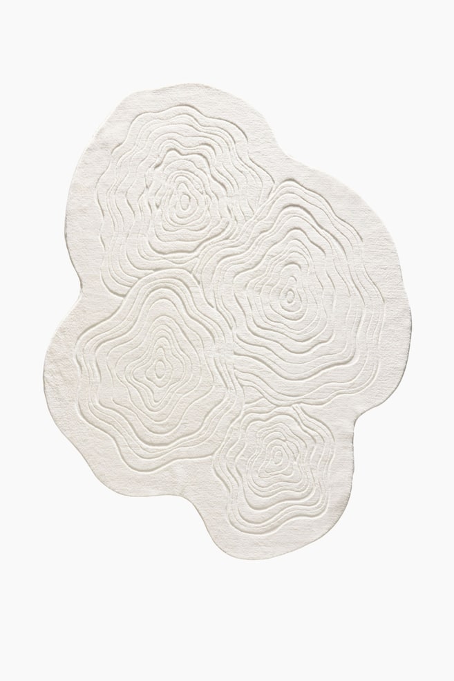 Waschbarer Teppich Pam - Cream/Beige/Grau - 1
