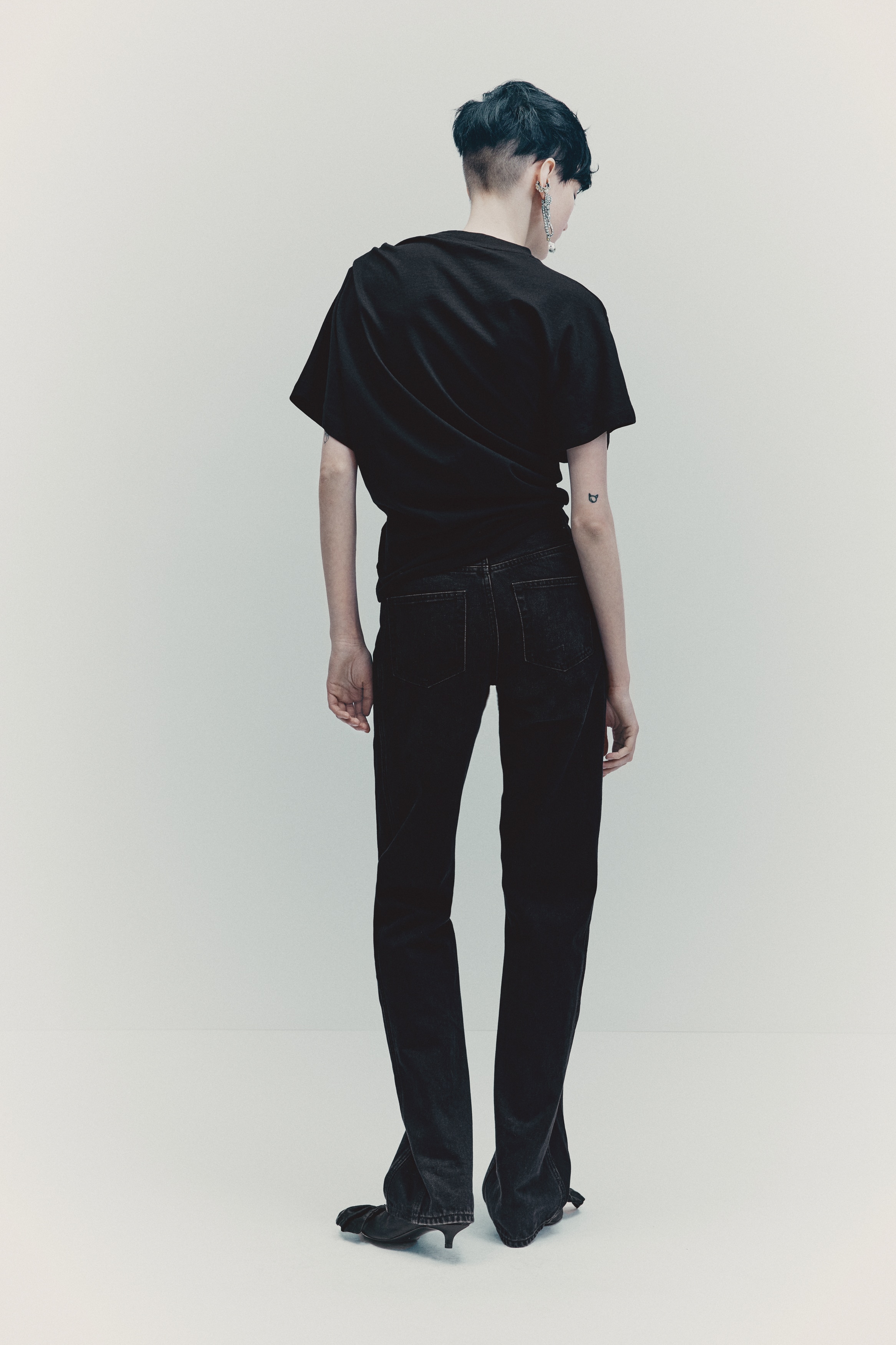 Draped T-shirt