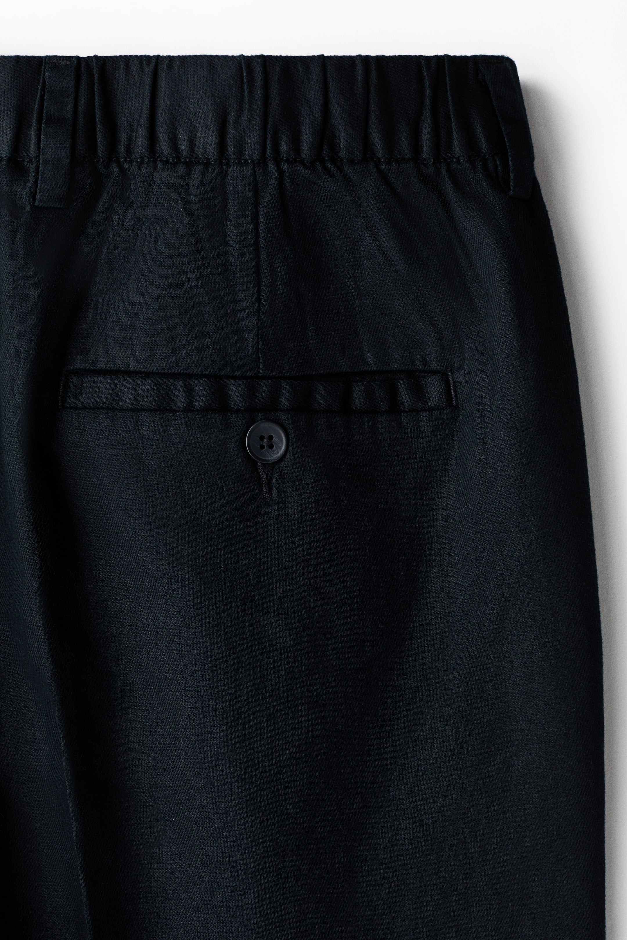 Мужские брюки H&M Loose-Fit Linen-Blend Pants — фото 7