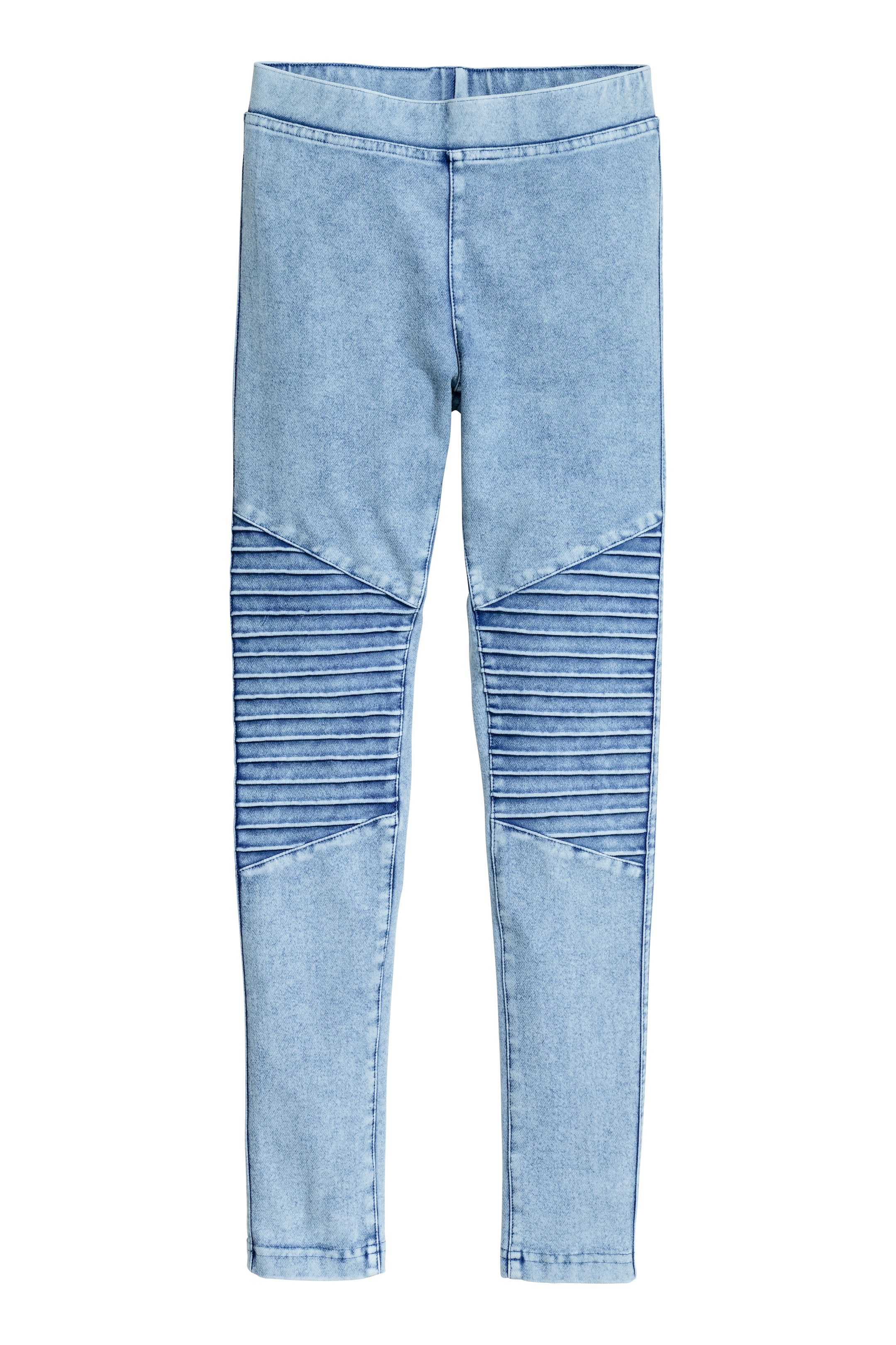 View larger image: Biker leggings - Light denim blue - Kids | H&M GB 1