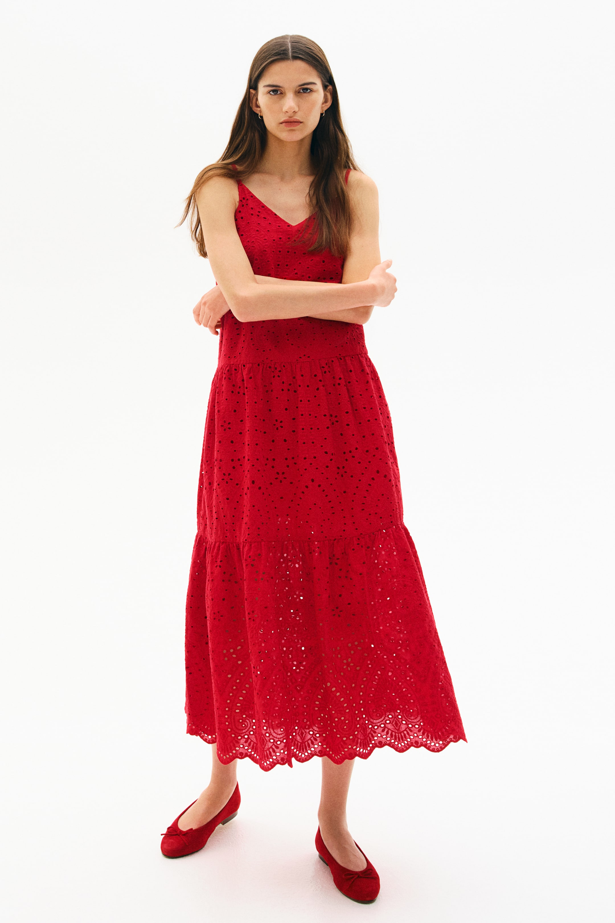 Eyelet Embroidered Dress