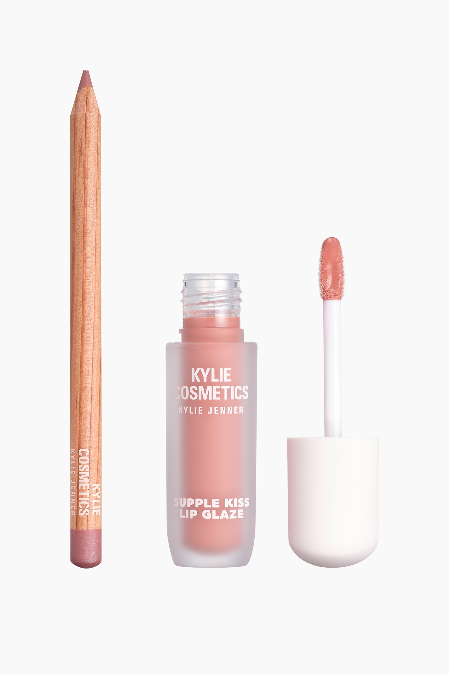 Kylie Cosmetics - Glossy Lip Kit - 355 Comes Naturally