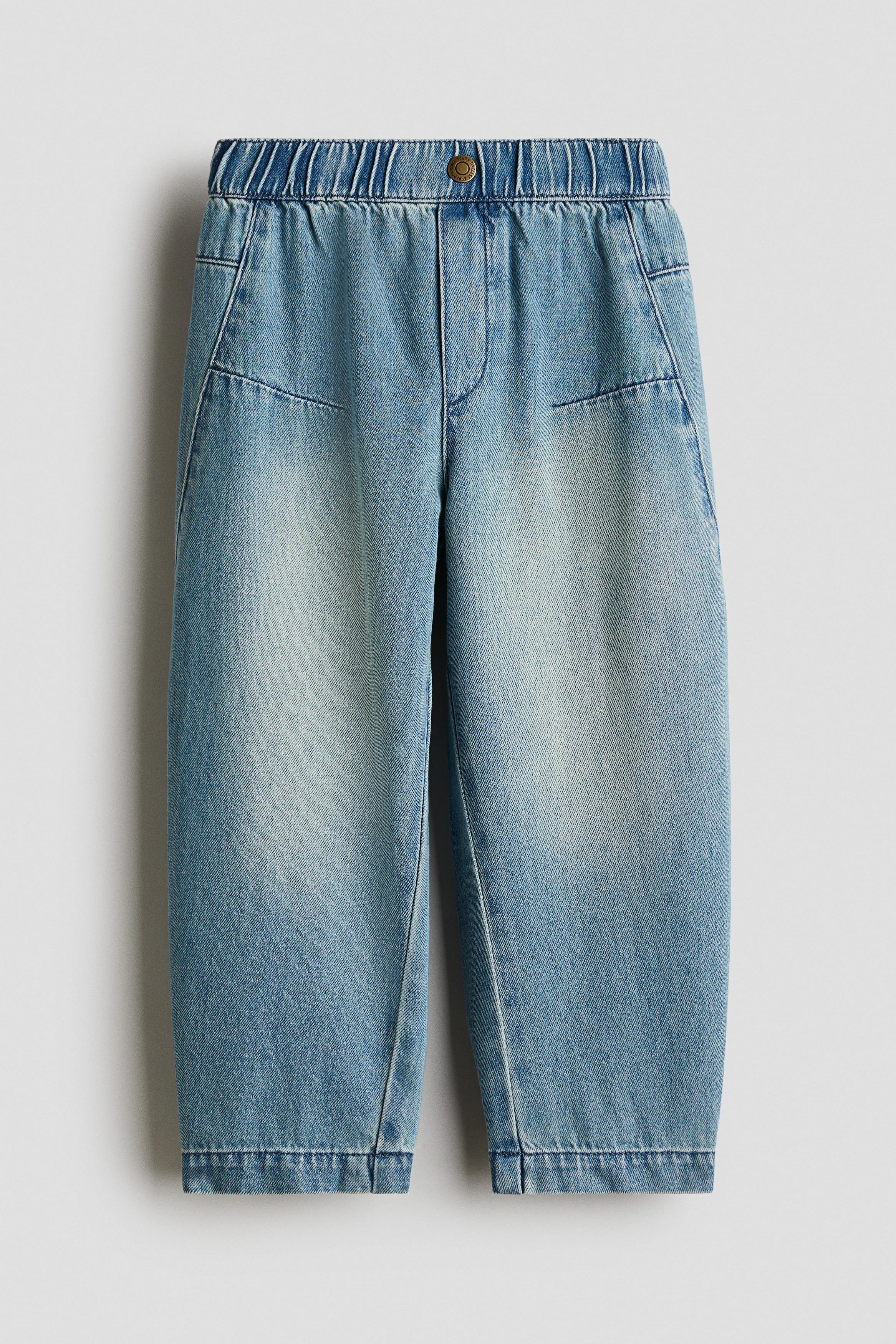 Barrel-leg jeans - Light denim blue