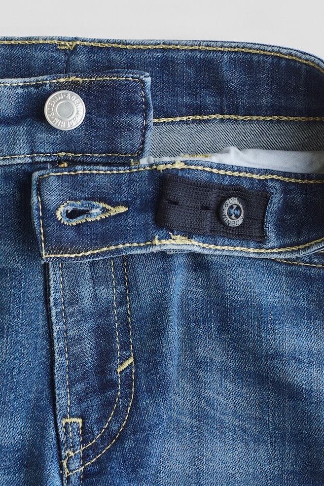 Skinny Fit Jeans - Azul denim/Negro - 2