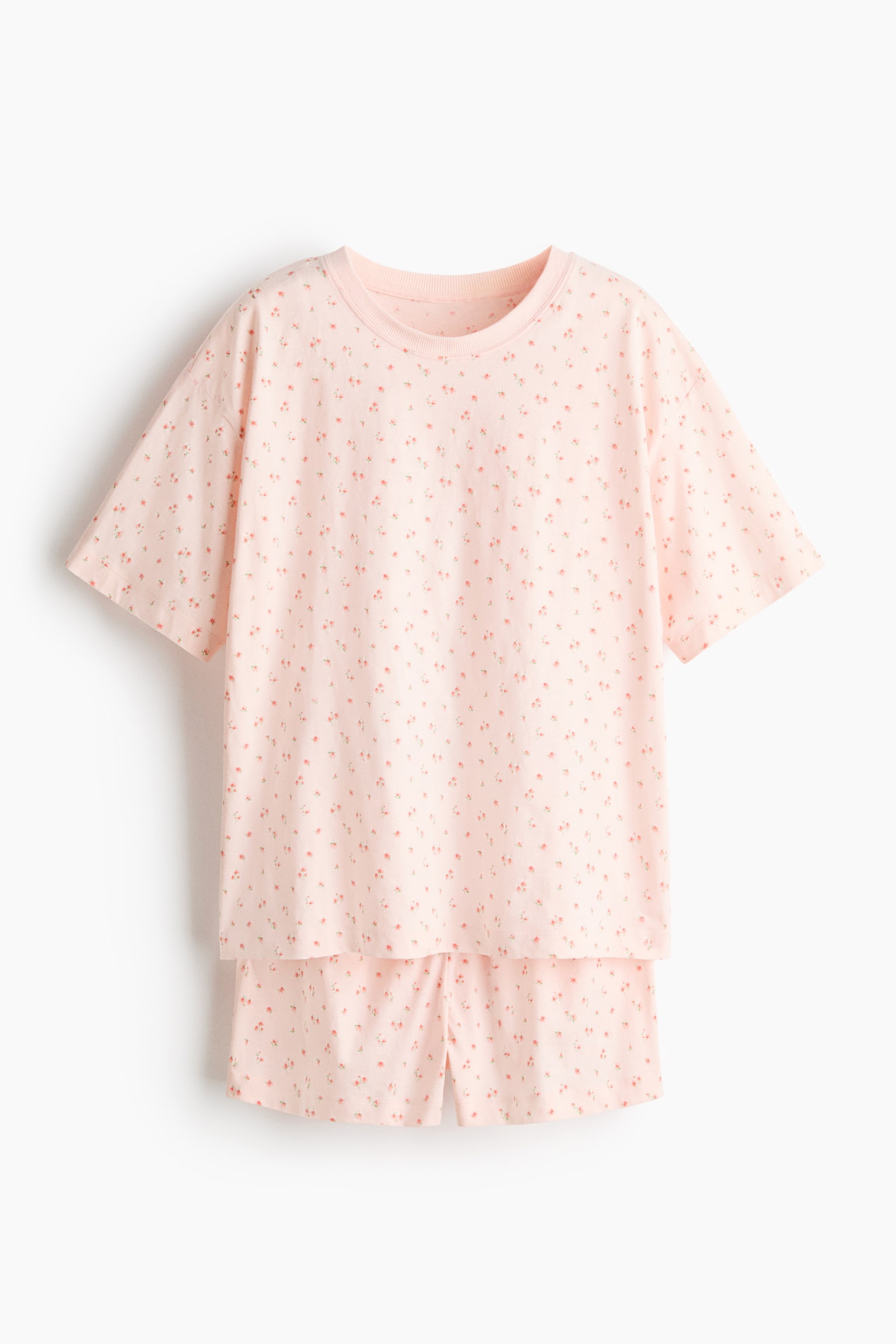 Pigiama con stampa - Rosa pesca/fiori/Crema/pois/Beige chiaro/Turchese chiaro/Crema/Isla Cozumel - 1