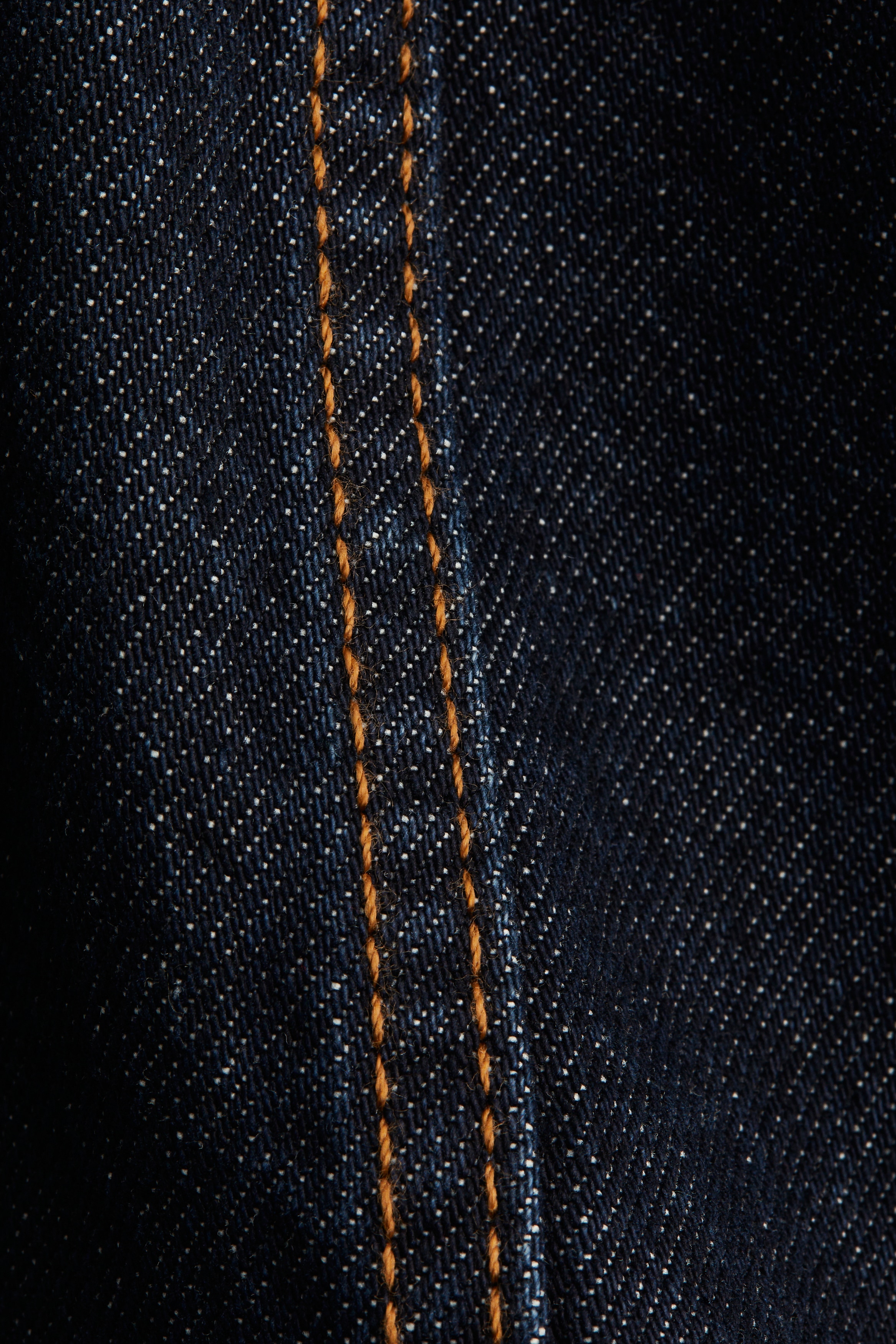 A-line denim mini skirt