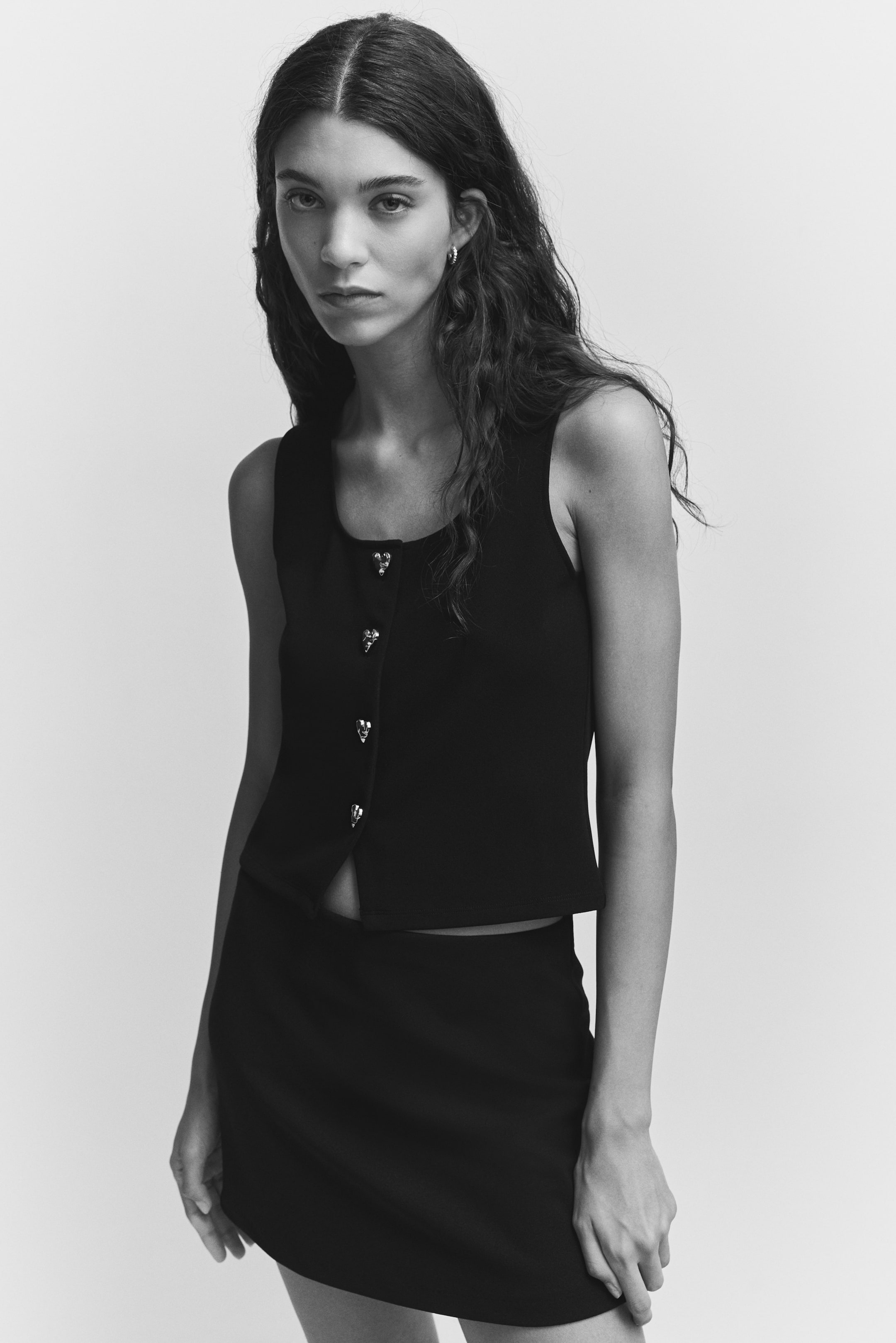 Xem ảnh lớn hơn: Áo gi-lê Ponte di Roma - Màu đen - Ladies | H&M VN 1