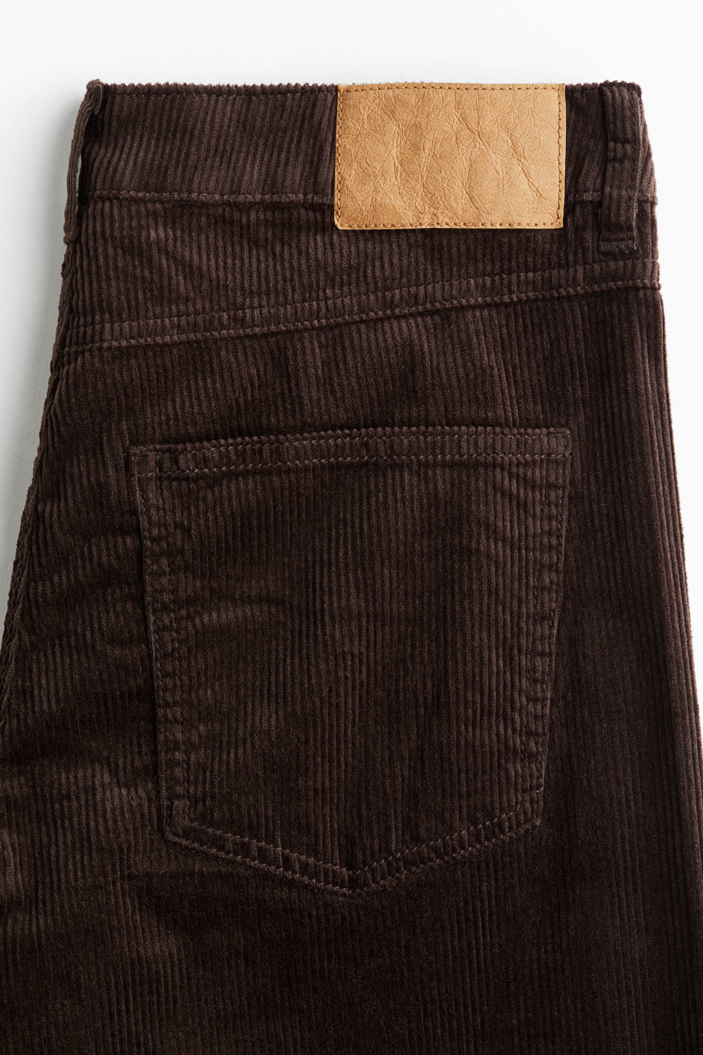 Wide corduroy trousers