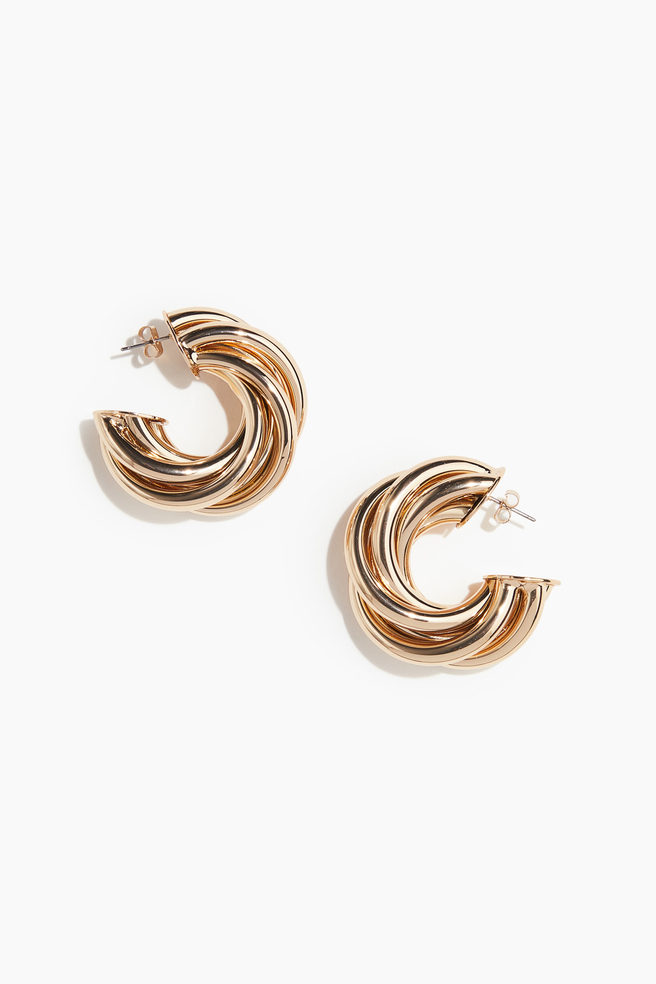 Intertwined Hoop Earrings