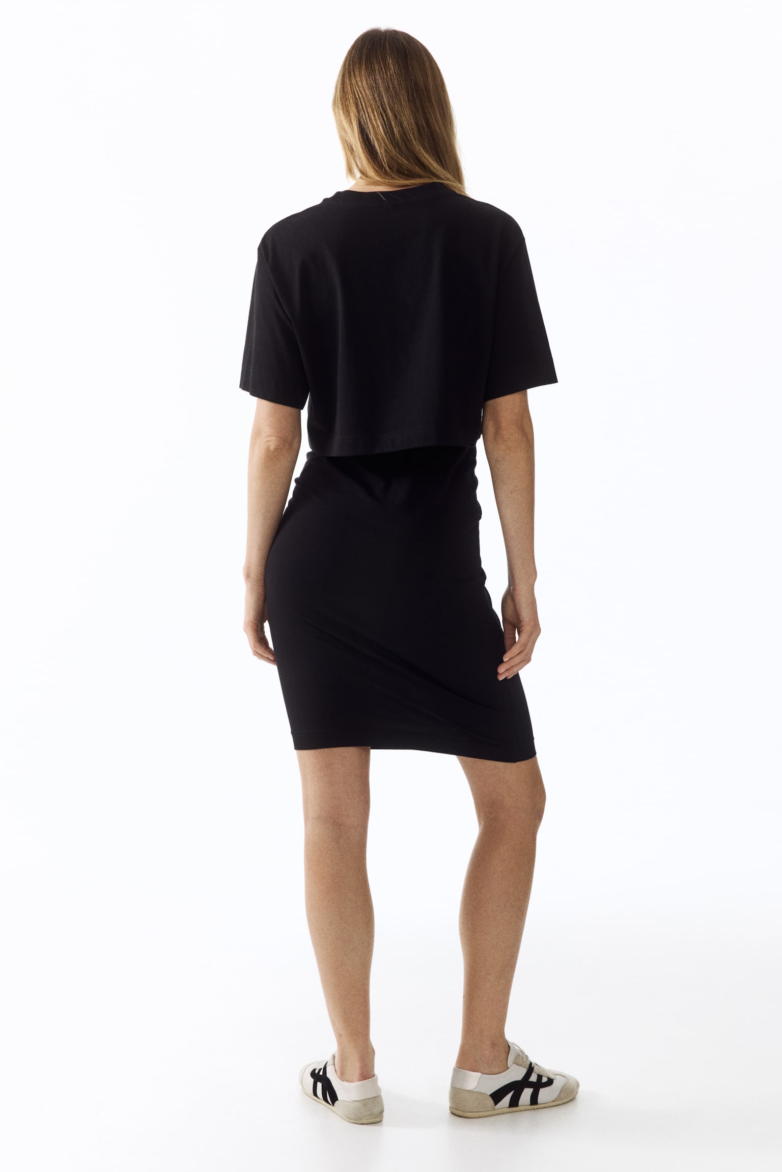 Ensemble MAMA 2 pièces avec haut et jupe - Noir/Taupe foncé - 5