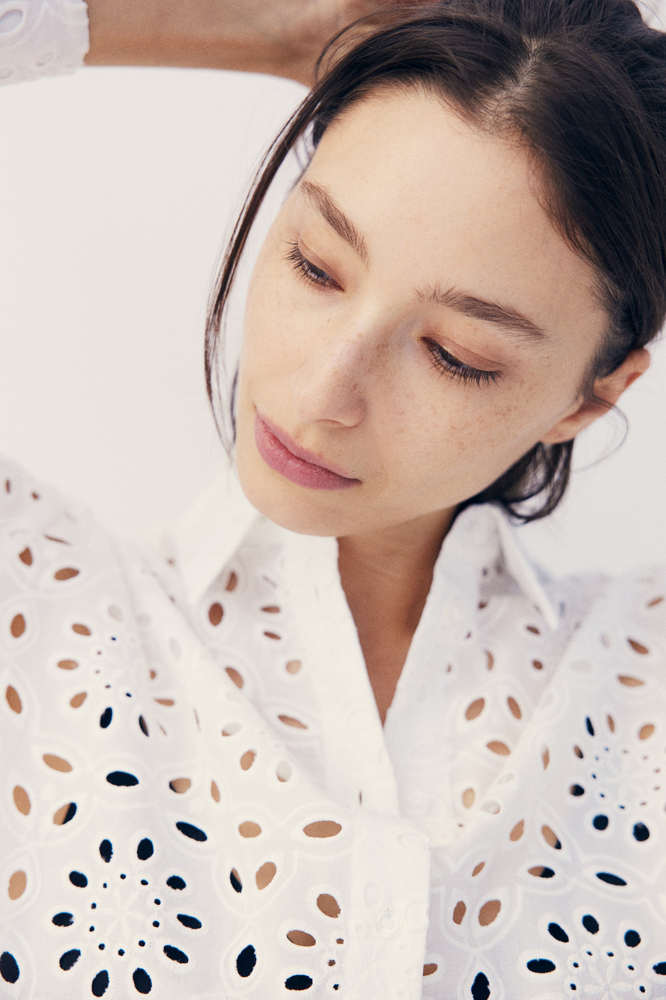 Eyelet Embroidered Shirt