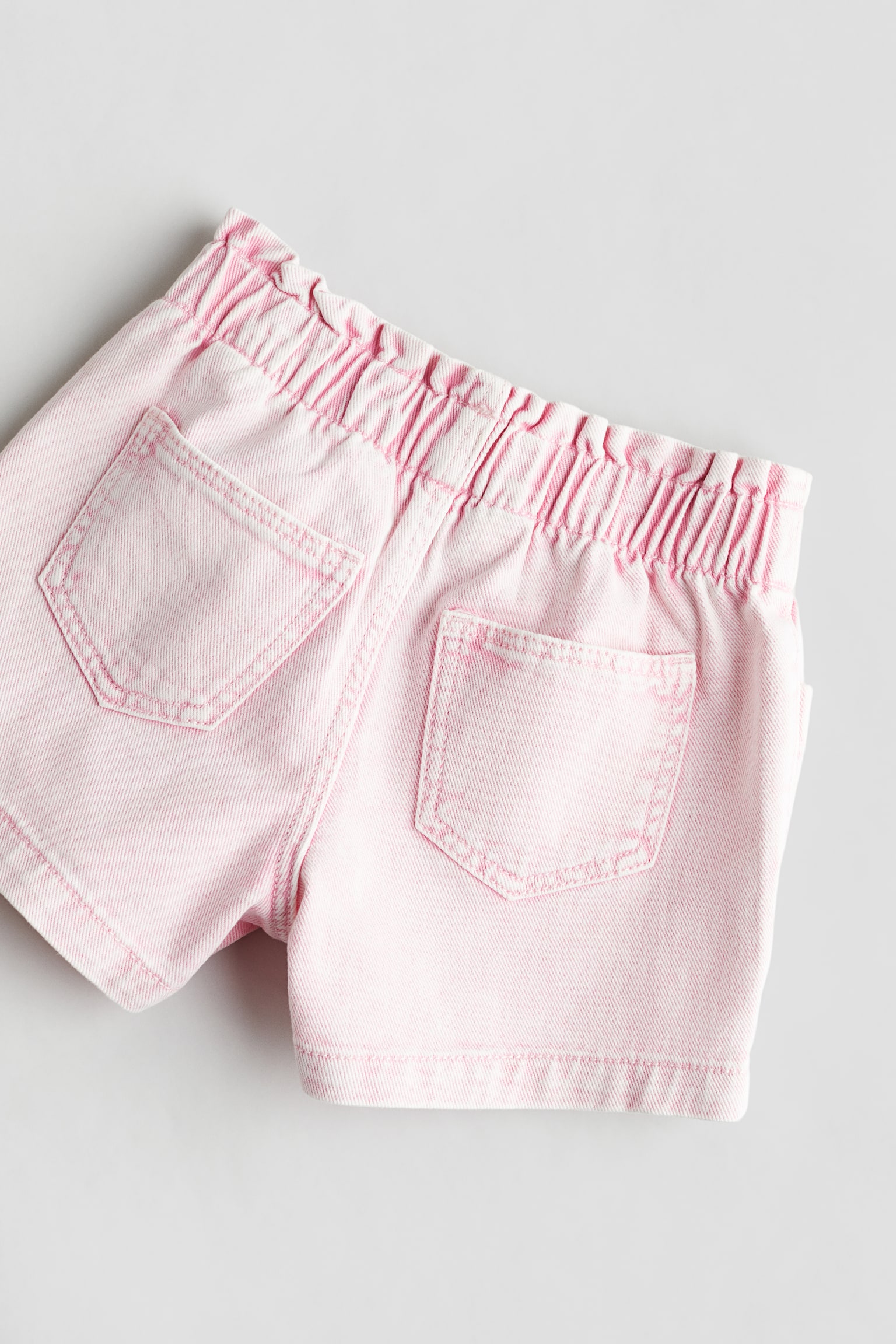 Loose Fit Denim Shorts - Light pink/Light denim blue/Light denim blue/Unicorns/Light beige/White - 6