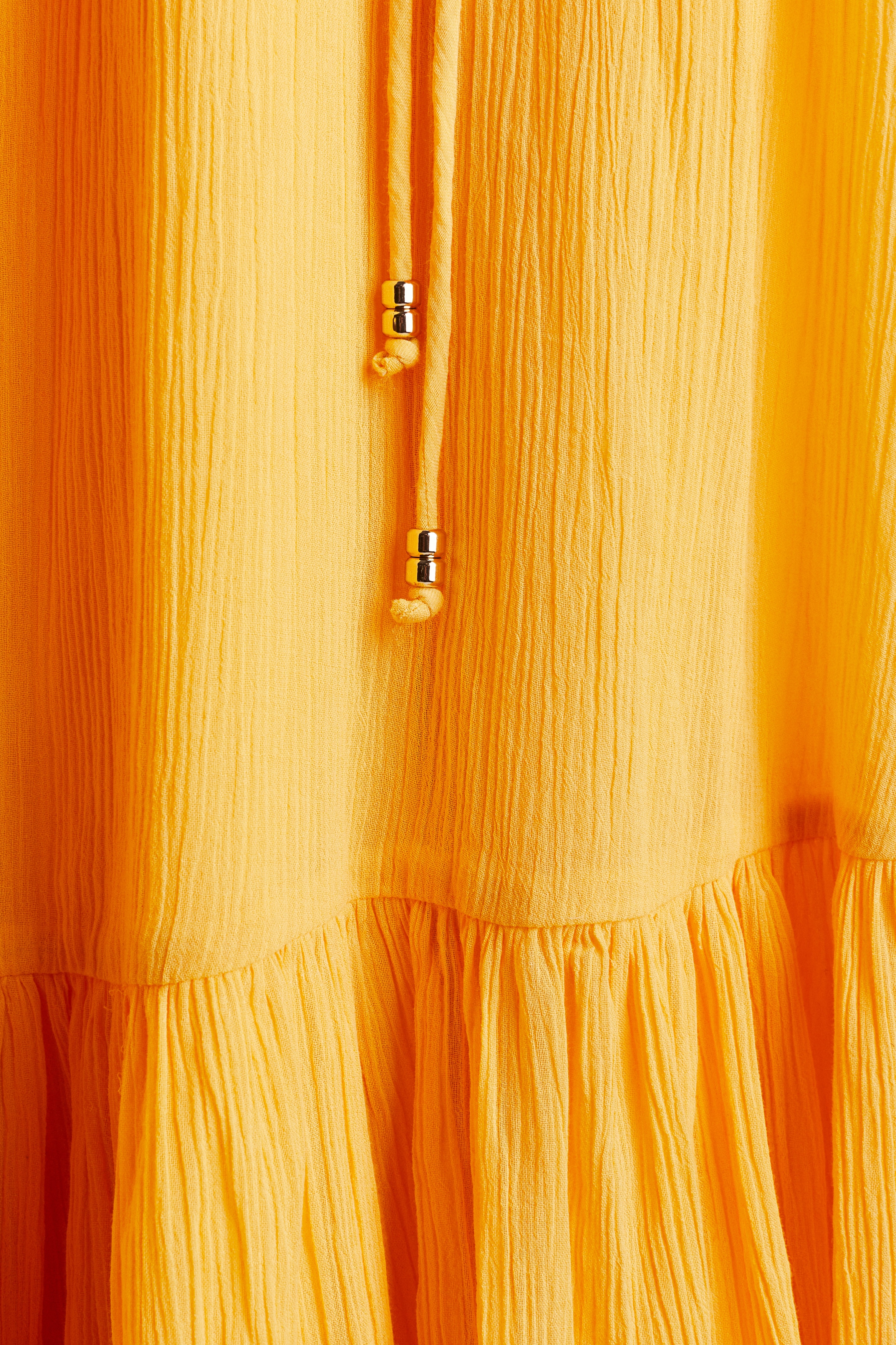 Crinkled strappy dress