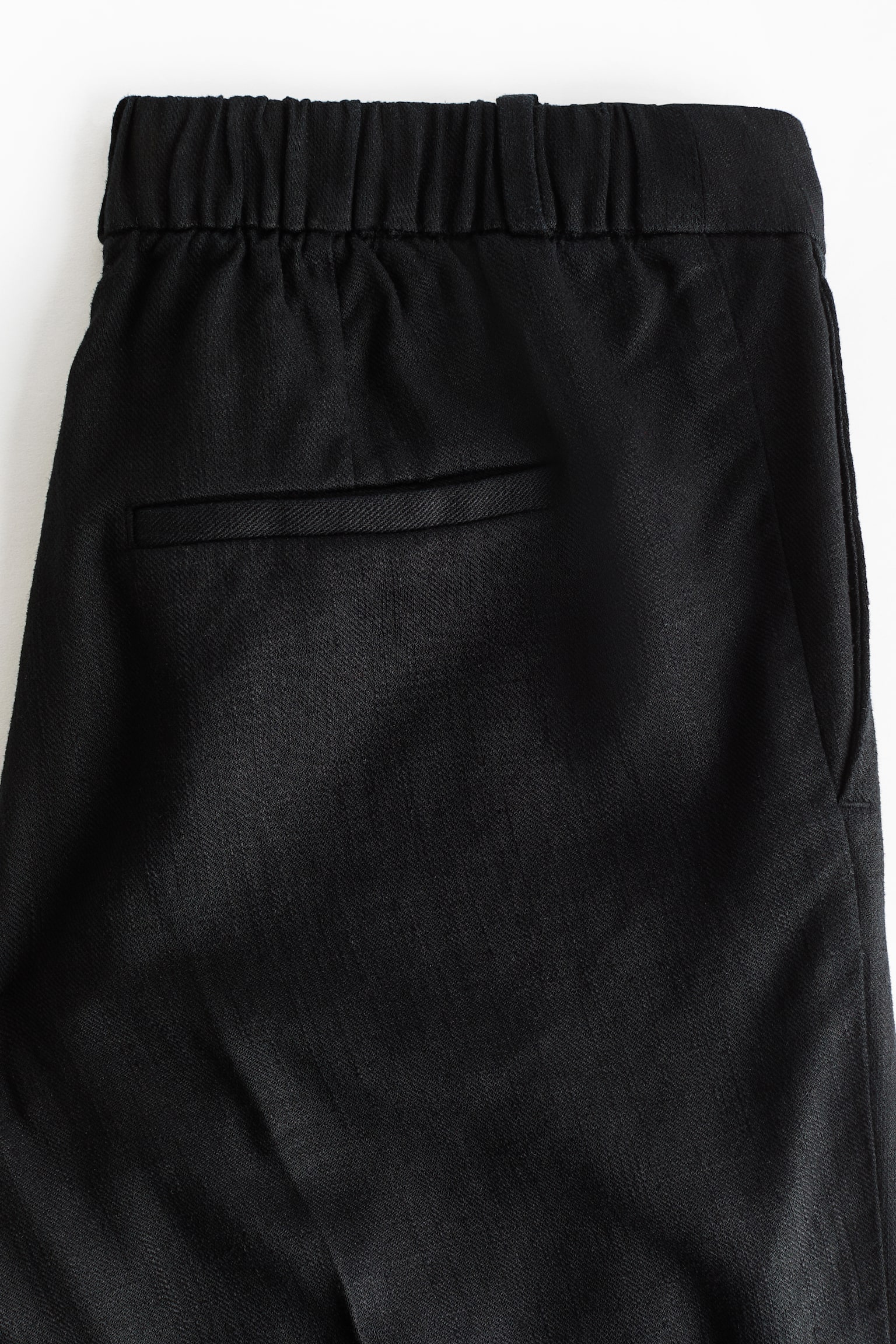 MAMA Linen-blend tailored trousers - Black/Khaki green/Dark brown/Light beige - 3