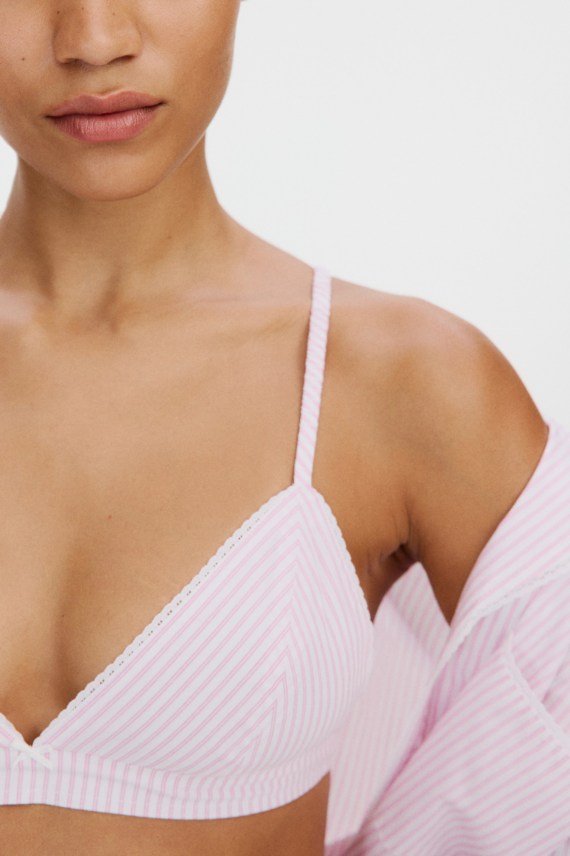 Cotton Pajama Bra Top