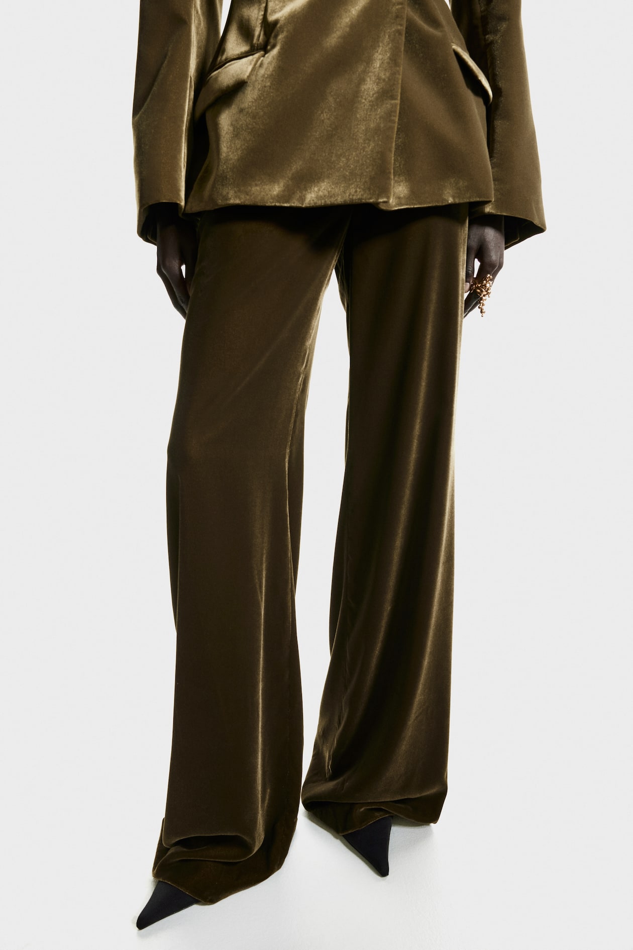 Bootcut Velvet Pants - image 3