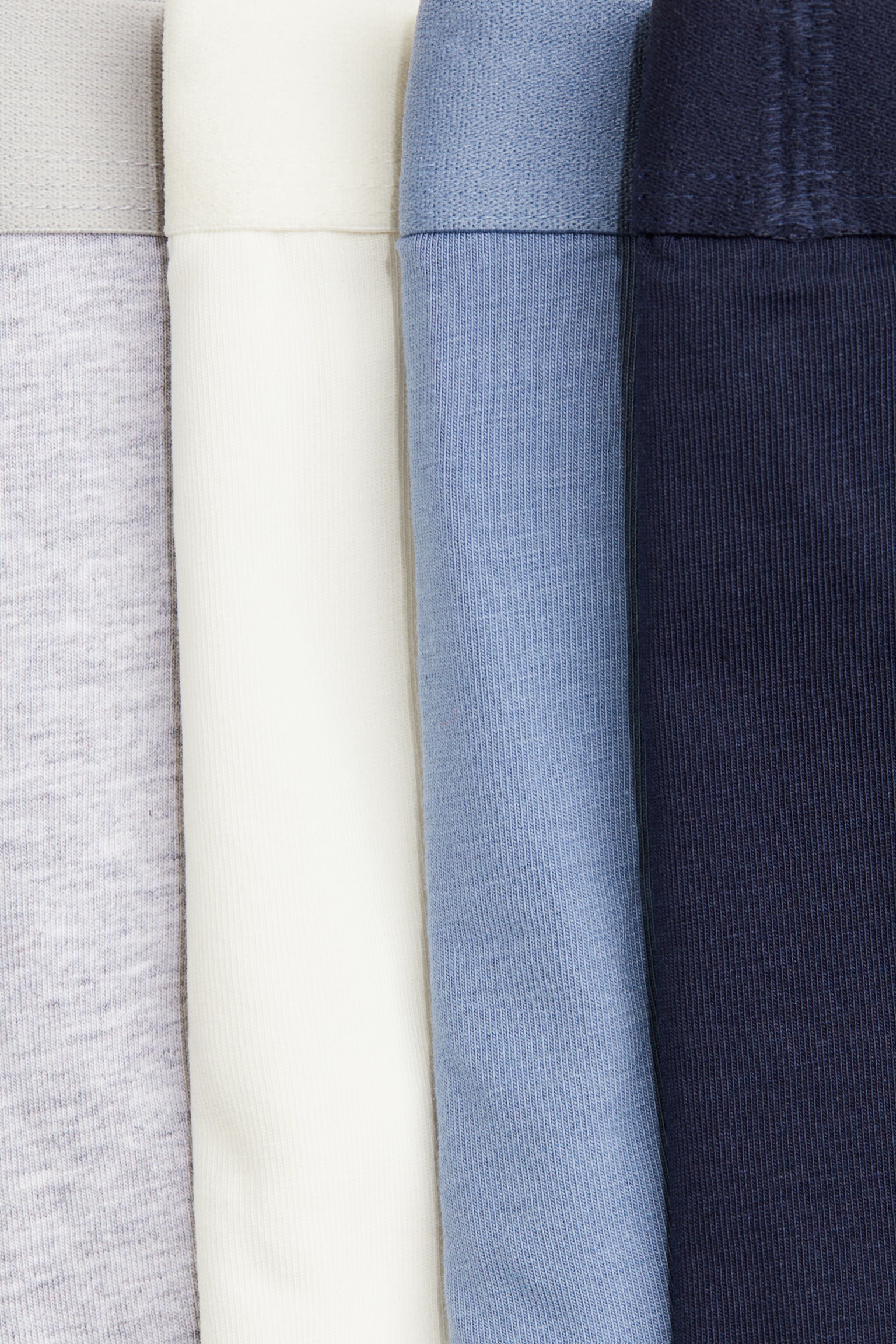 Lot de 5 caleçons boxeurs - Bleu/blanc/Blanc/noir/Noir/Blanc/gris/noir/Vert foncé/beige clair - 2