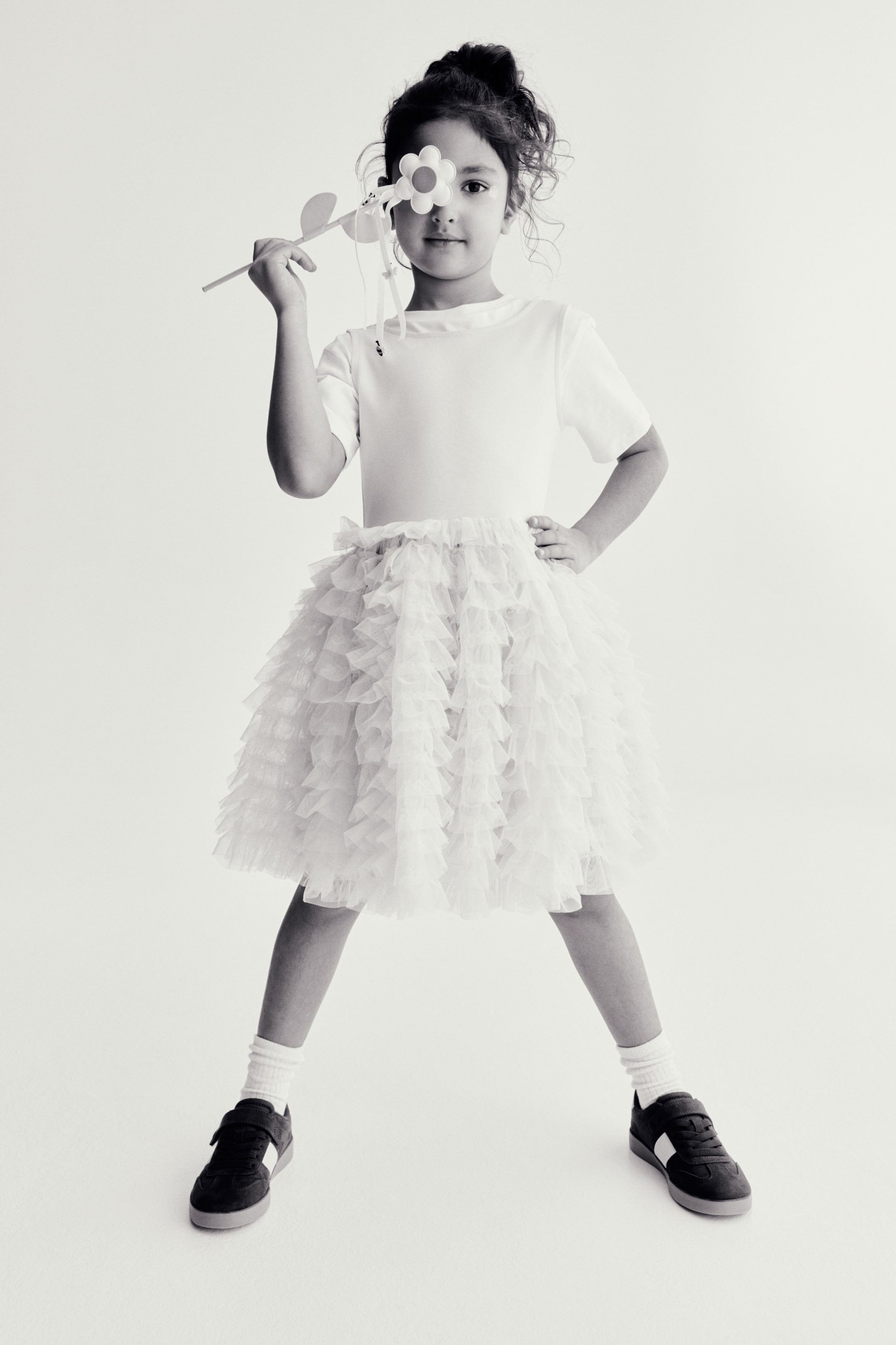Ampliar la imagen: Vestido con vuelo - Verde claro - Kids | H&M MX 2