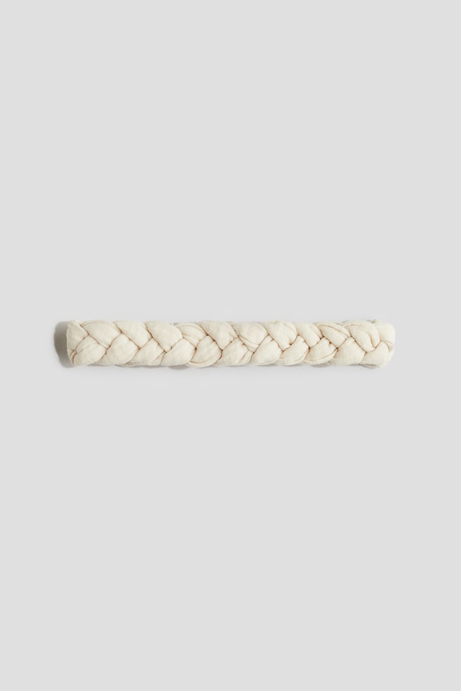 Braided Muslin Headband - Cream - 1