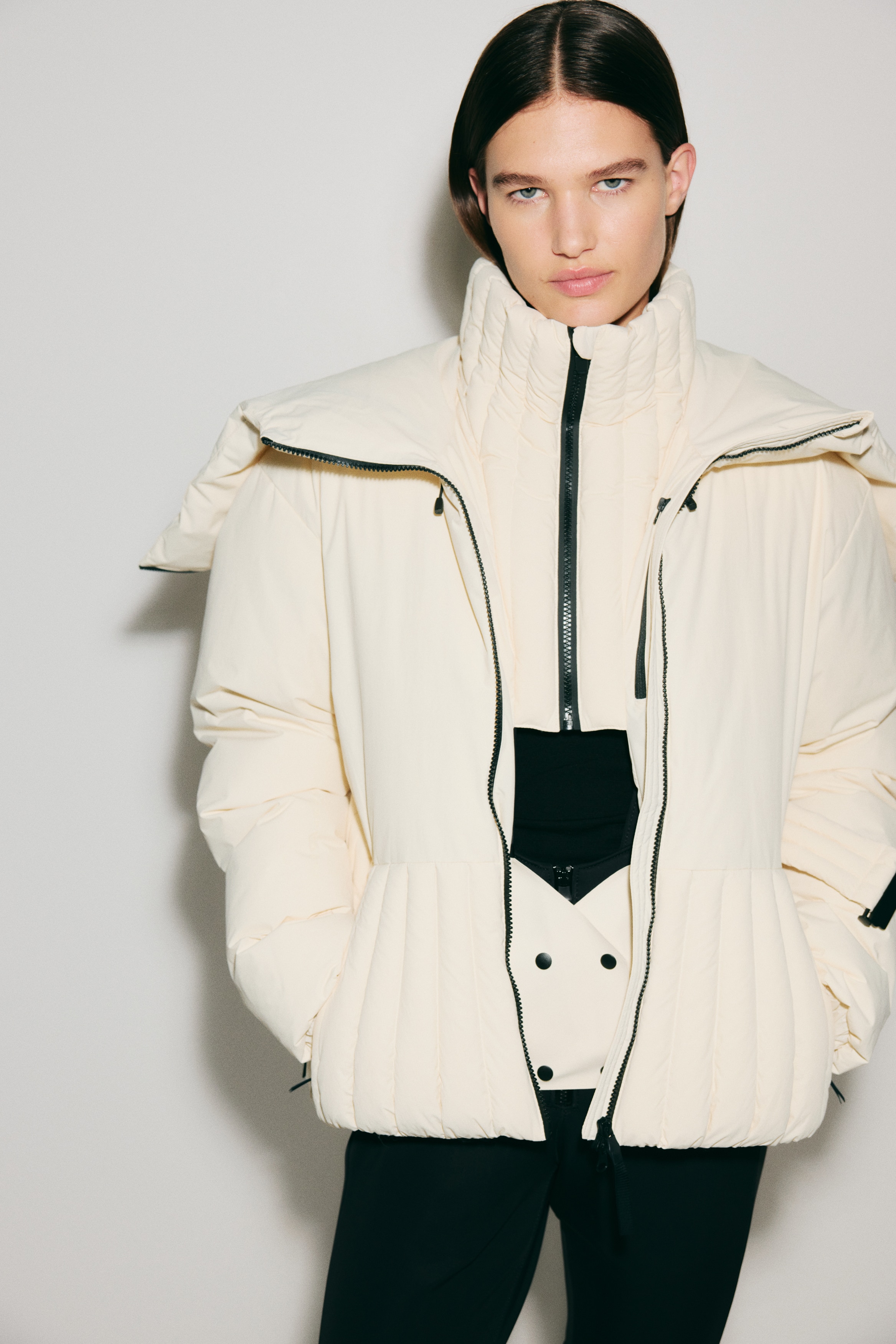 H & M - パッデッドスキージャケット ThermoMove™ - ベージュ