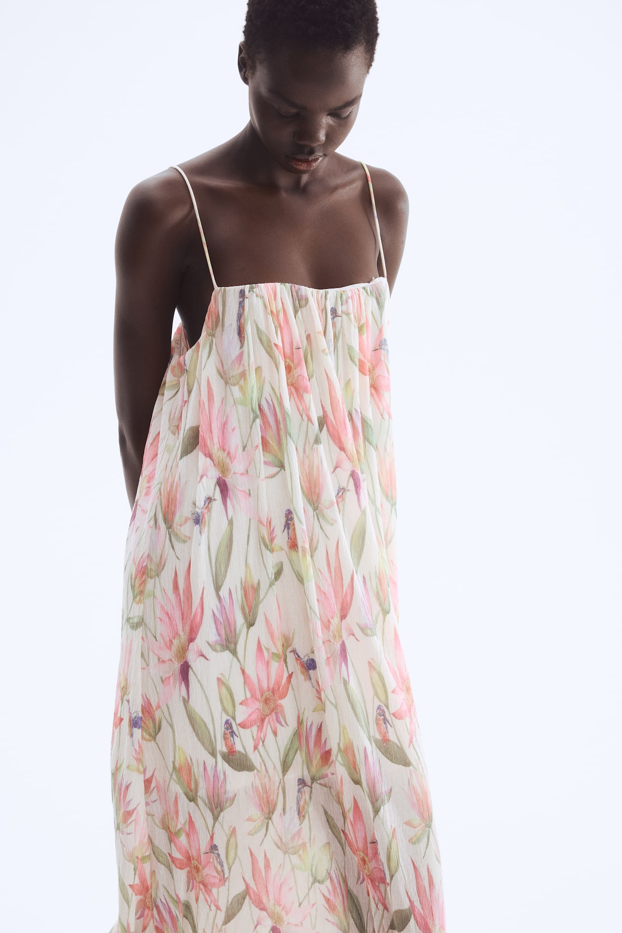 Plisse Strappy Dress - image 2