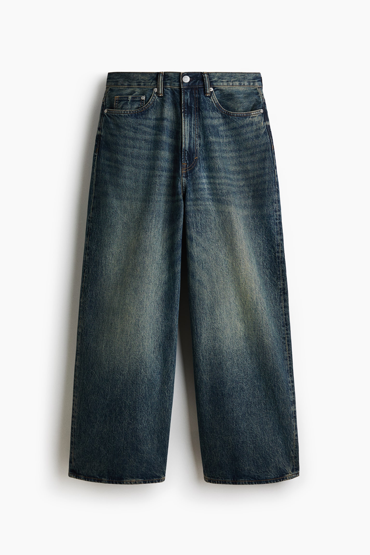 Jean flottant - Bleu denim foncé/Bleu denim clair/Noir denim/Bleu denim clair délavé - 1