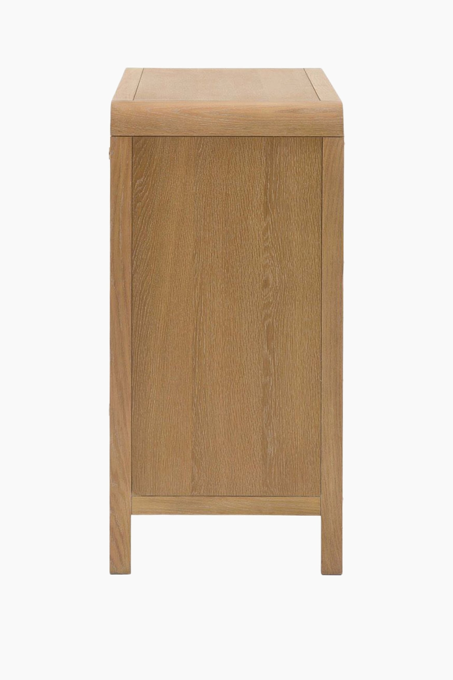 Wooden Rattan 3 Drawer Chest - Natural - 3