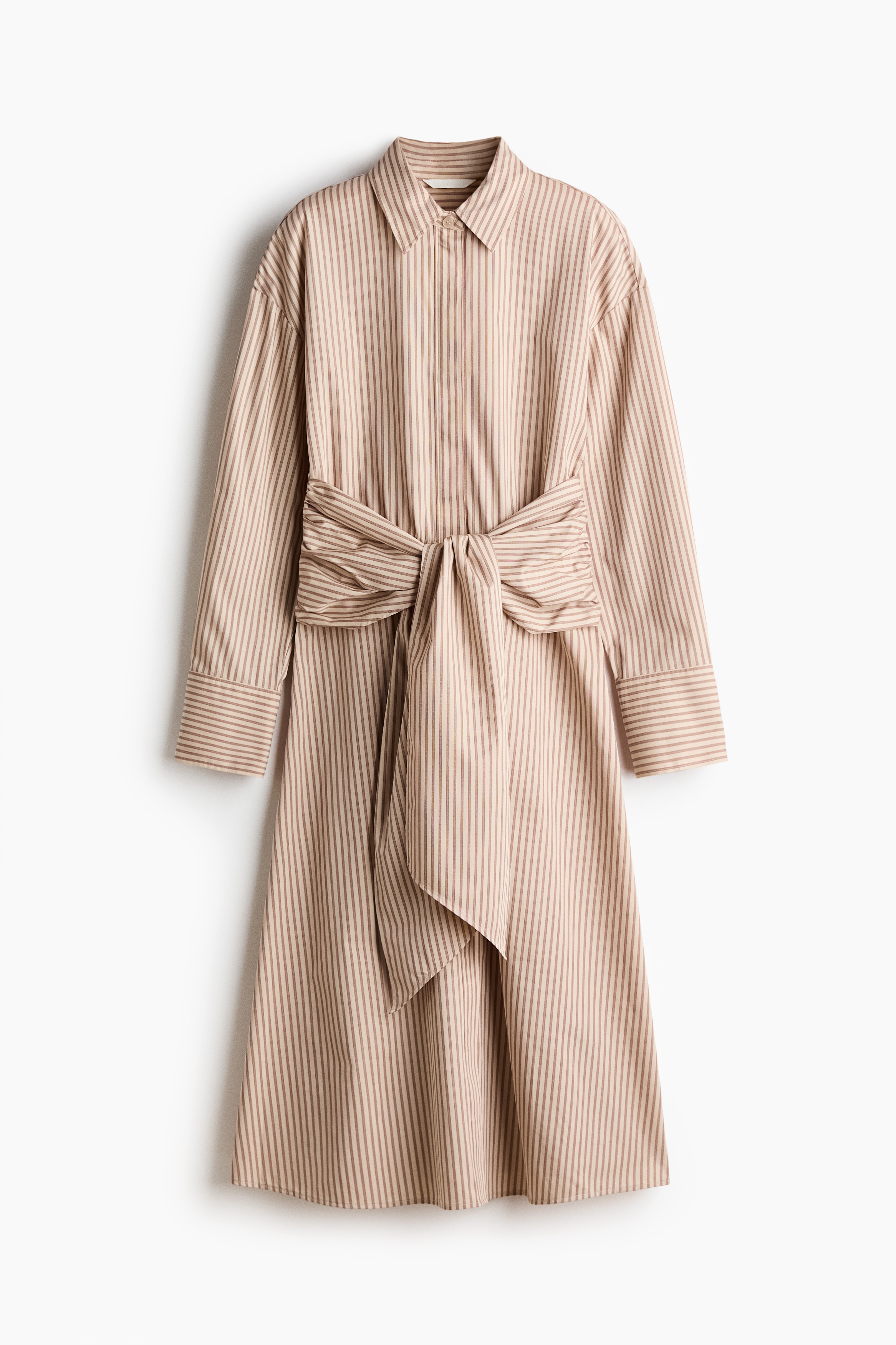 Tie-detail shirt dress