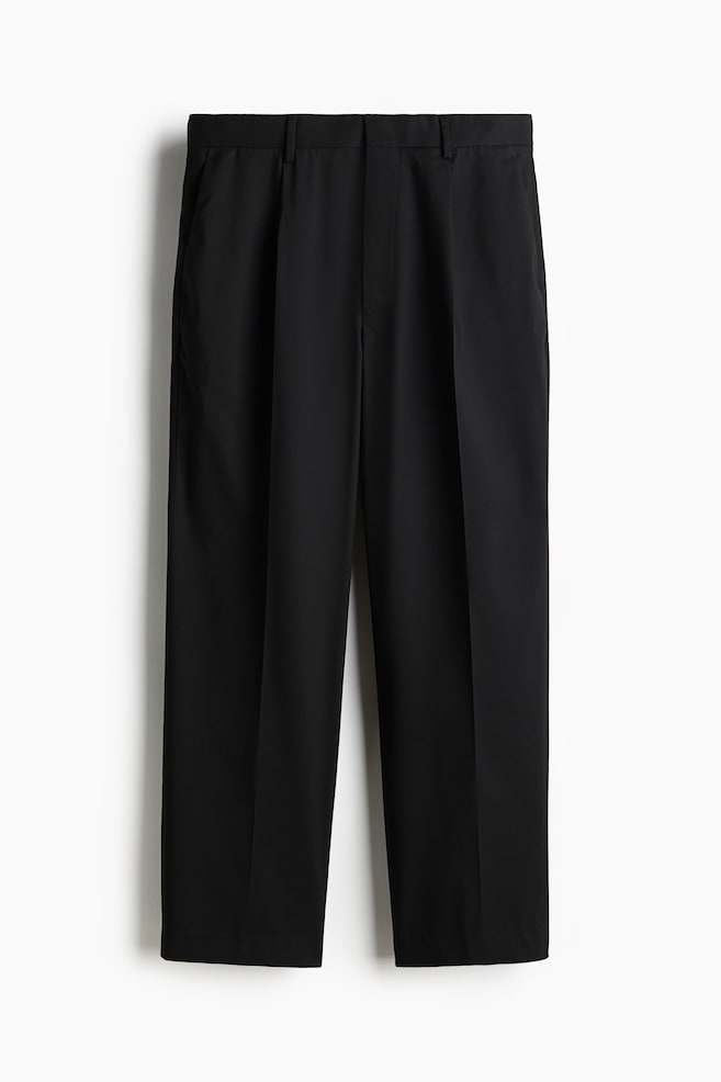 Suit trousers Straight Fit - Black - 1