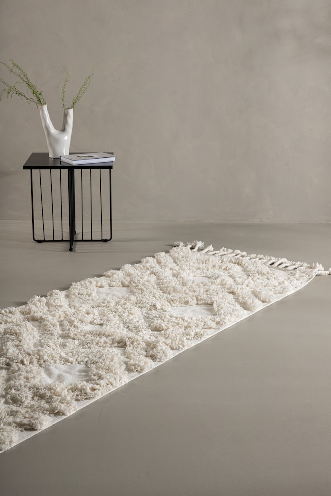 Hilma Carpet - Cotton; White/Cotton; Brown/Cotton; Dark Grey - 2