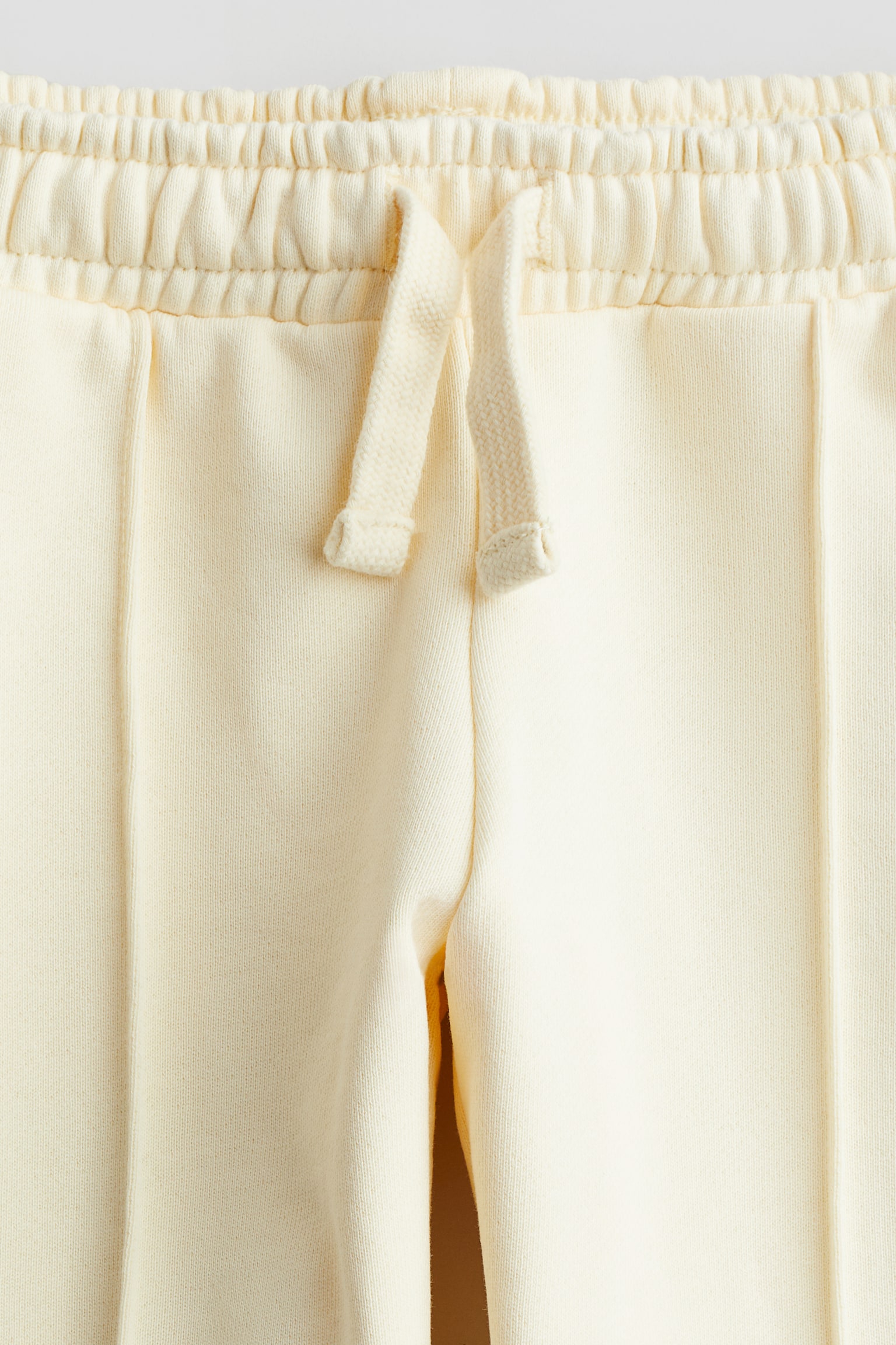 Crease-front joggers - Light yellow - 5