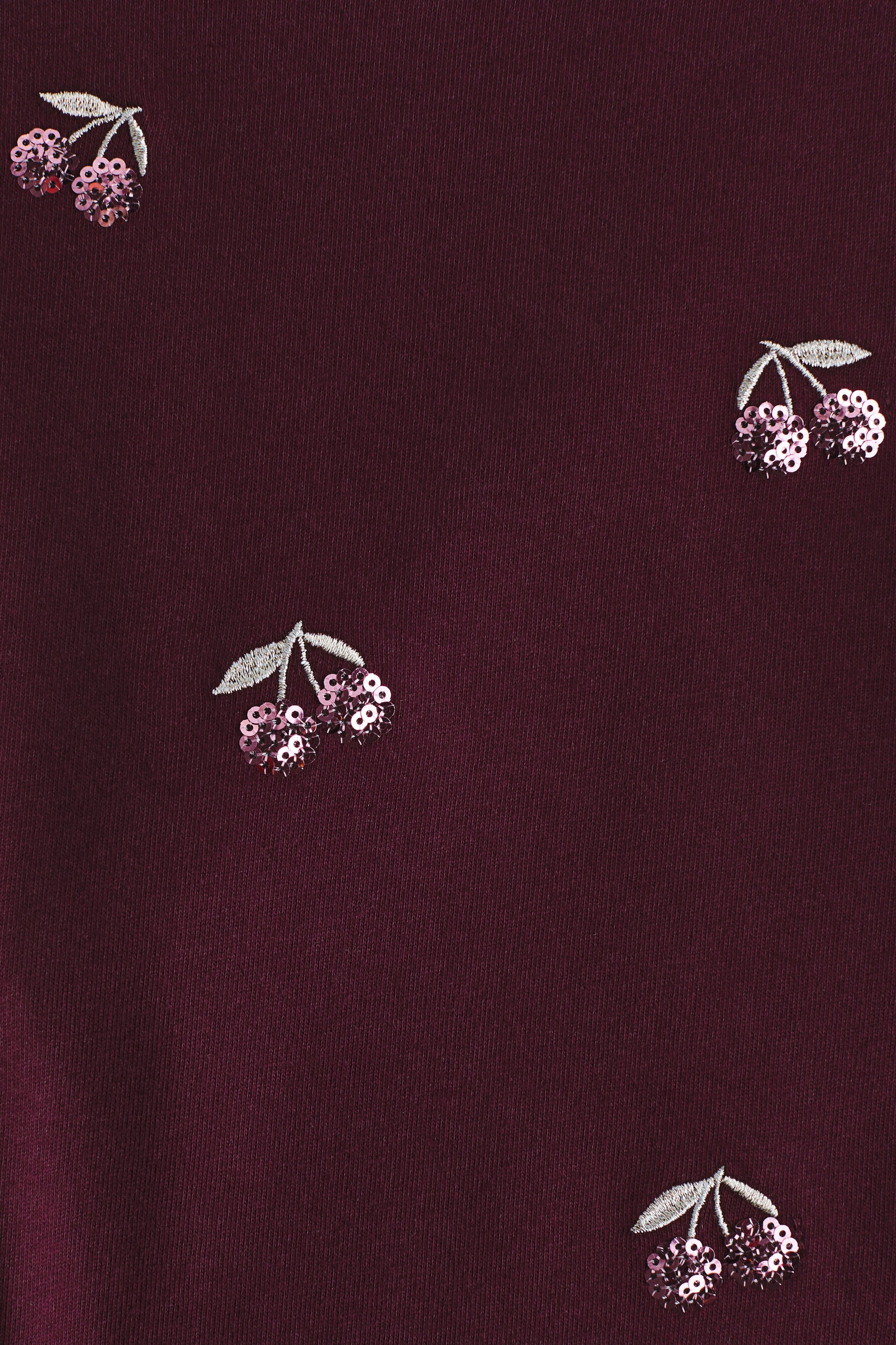 Zobacz większy obraz: Bawełniany top z motywami - Ciemnoczerwony/Wiśnie - Dziecko | H&M PL 2