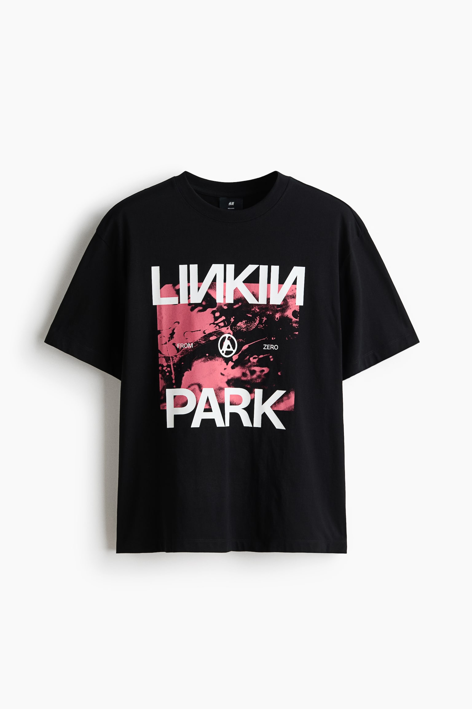 Loose Fit Printed T-shirt - Black/Linkin Park