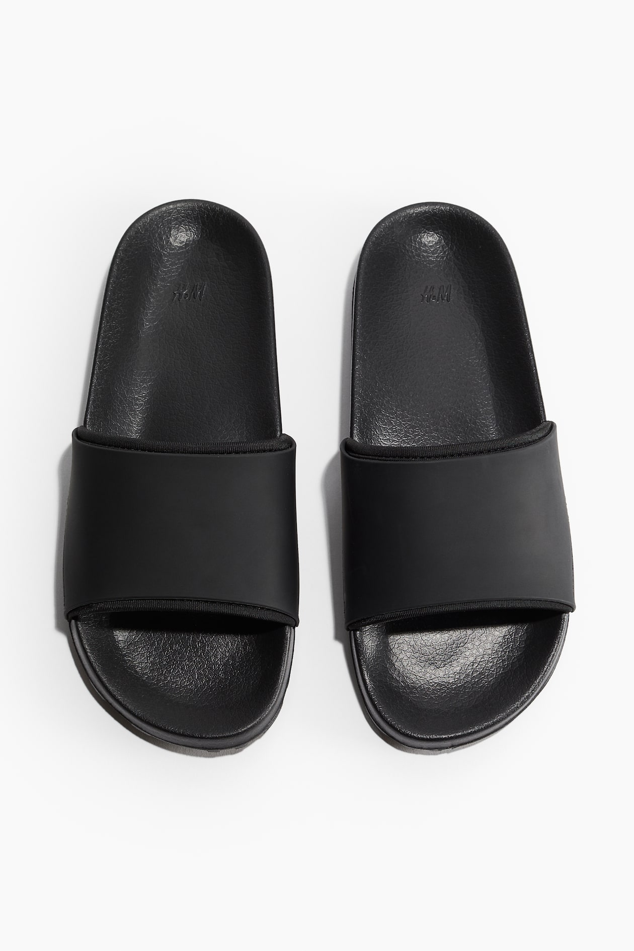 Pool Slide Shoes Black Ladies H&M PH