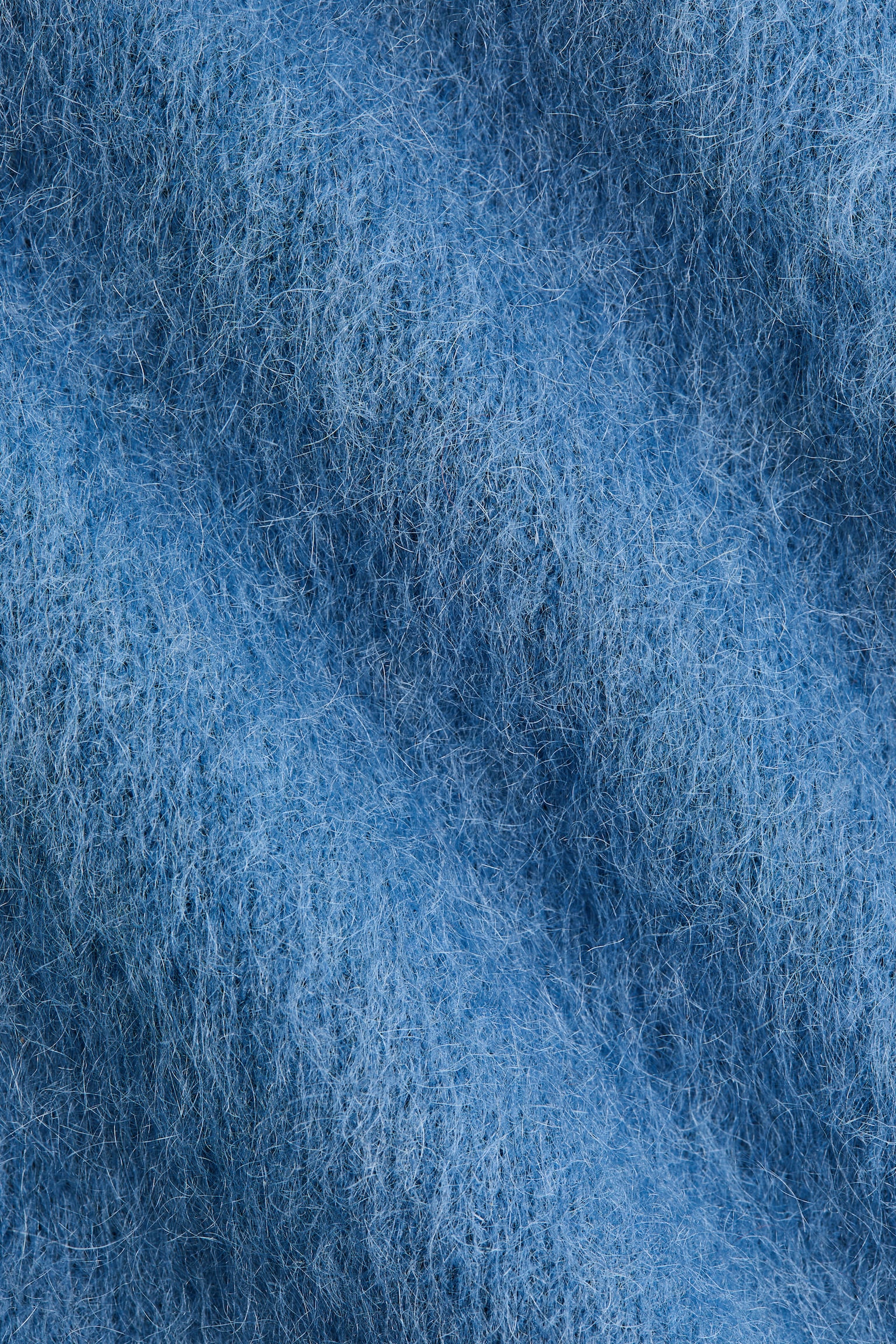 Женский свитер H&M Mohair-Blend, цвет: Пыльный синий — фото 7