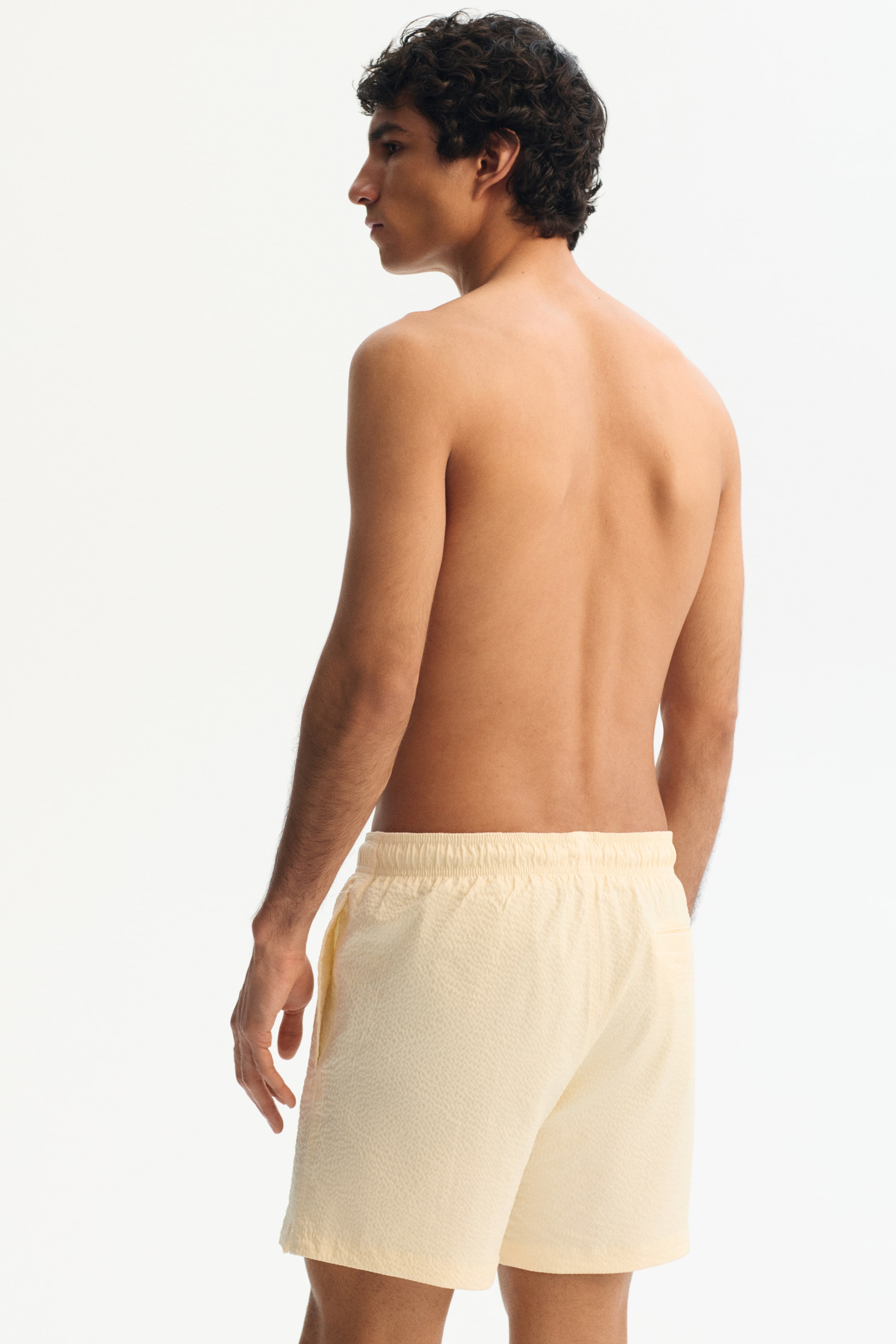 Seersucker Swim Shorts