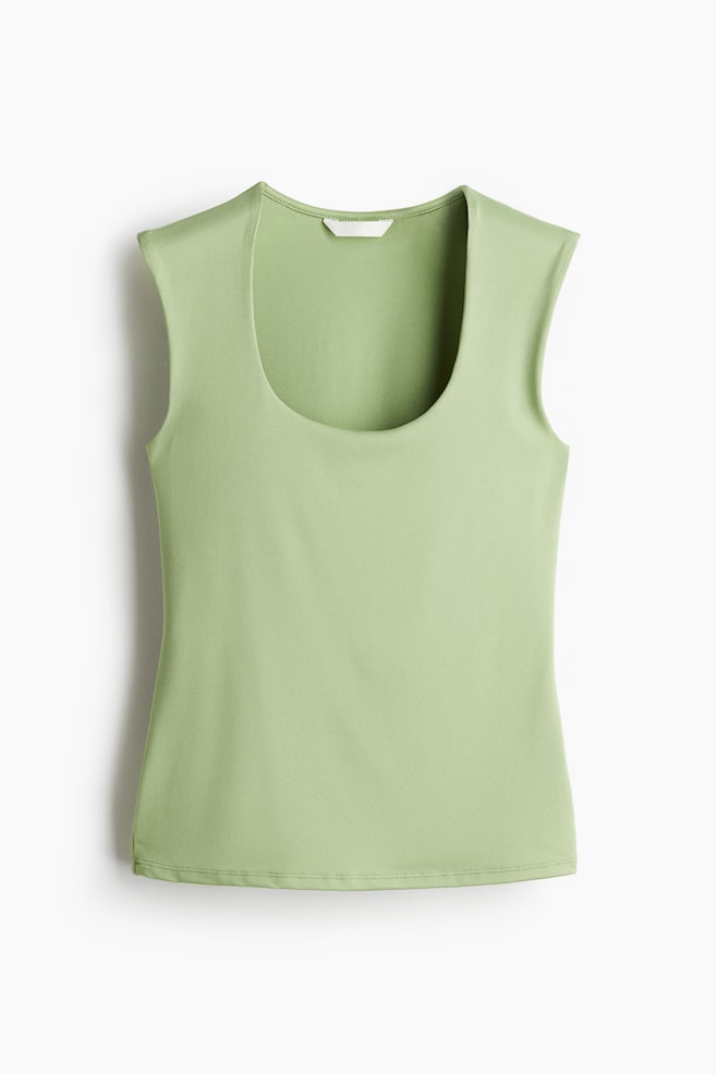 Microfibre vest top - Light green - 1
